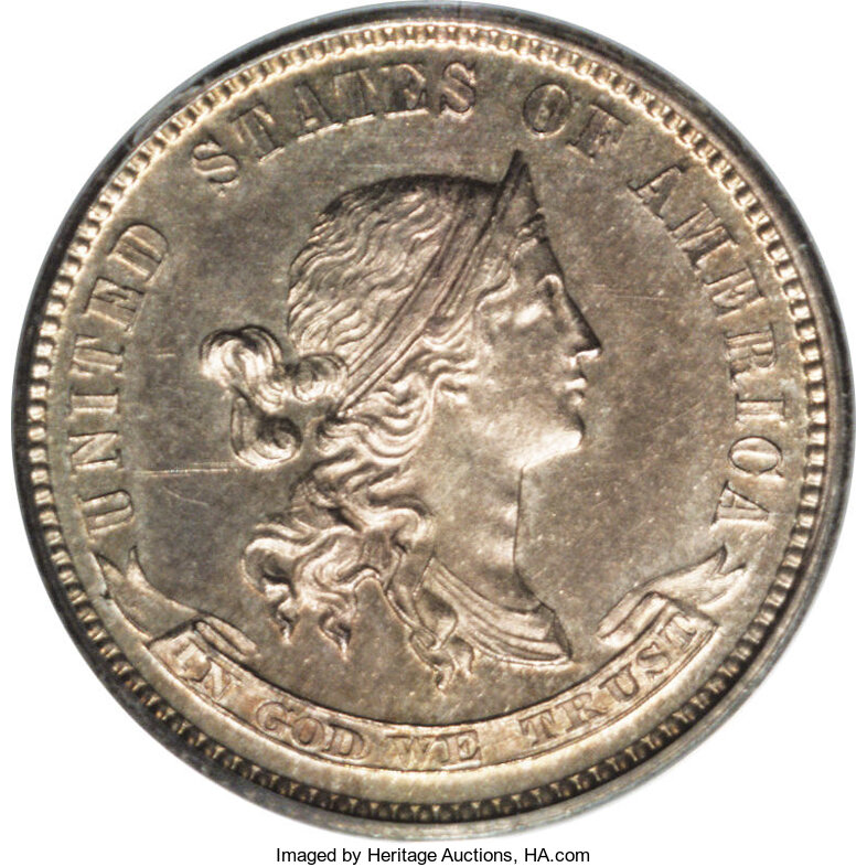1869 P10c Silver, J-703 PR thumbnail 15