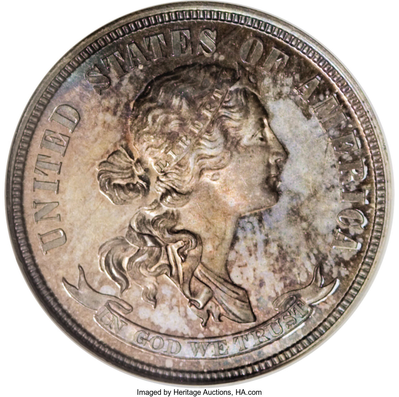 1869 P25c Silver, J-734 PR thumbnail 15