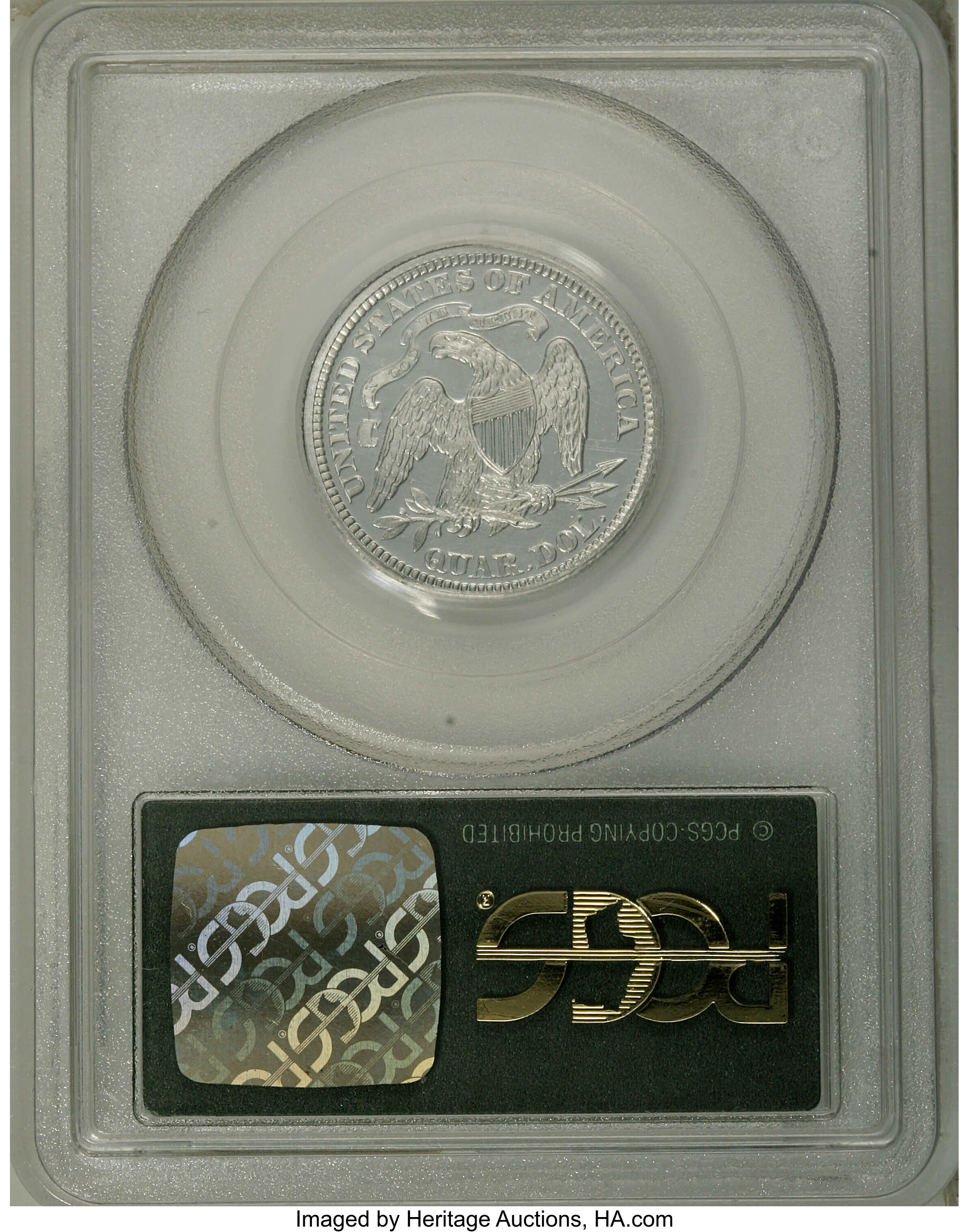 1869 P25c Aluminum, J-740 PR thumbnail 4