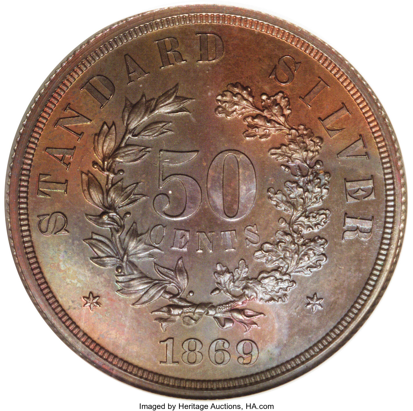 1869 P50c Copper, J-756 PR RB thumbnail 5
