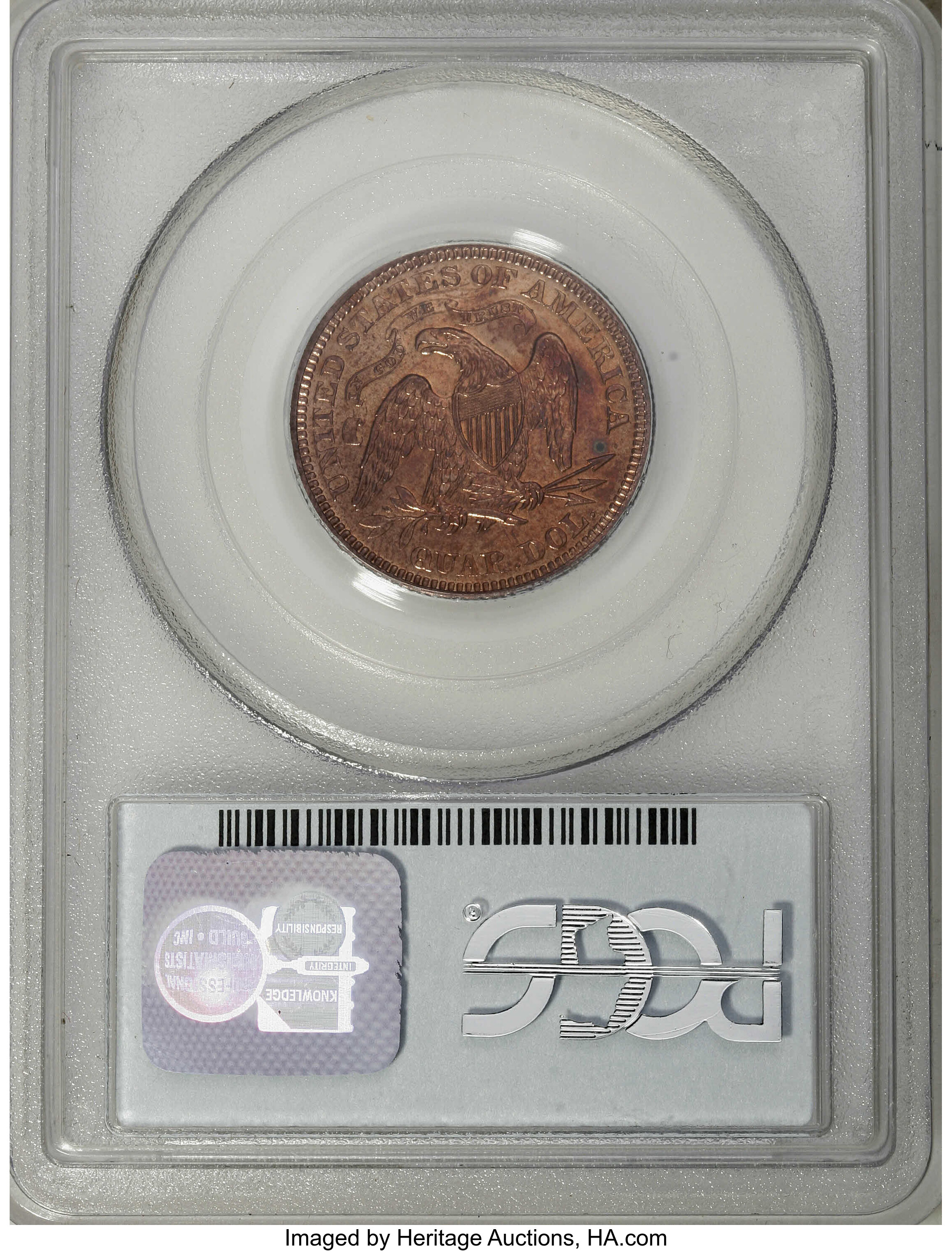 1871 P25c Copper, J-1100 PR RD PR64 RD thumbnail 6