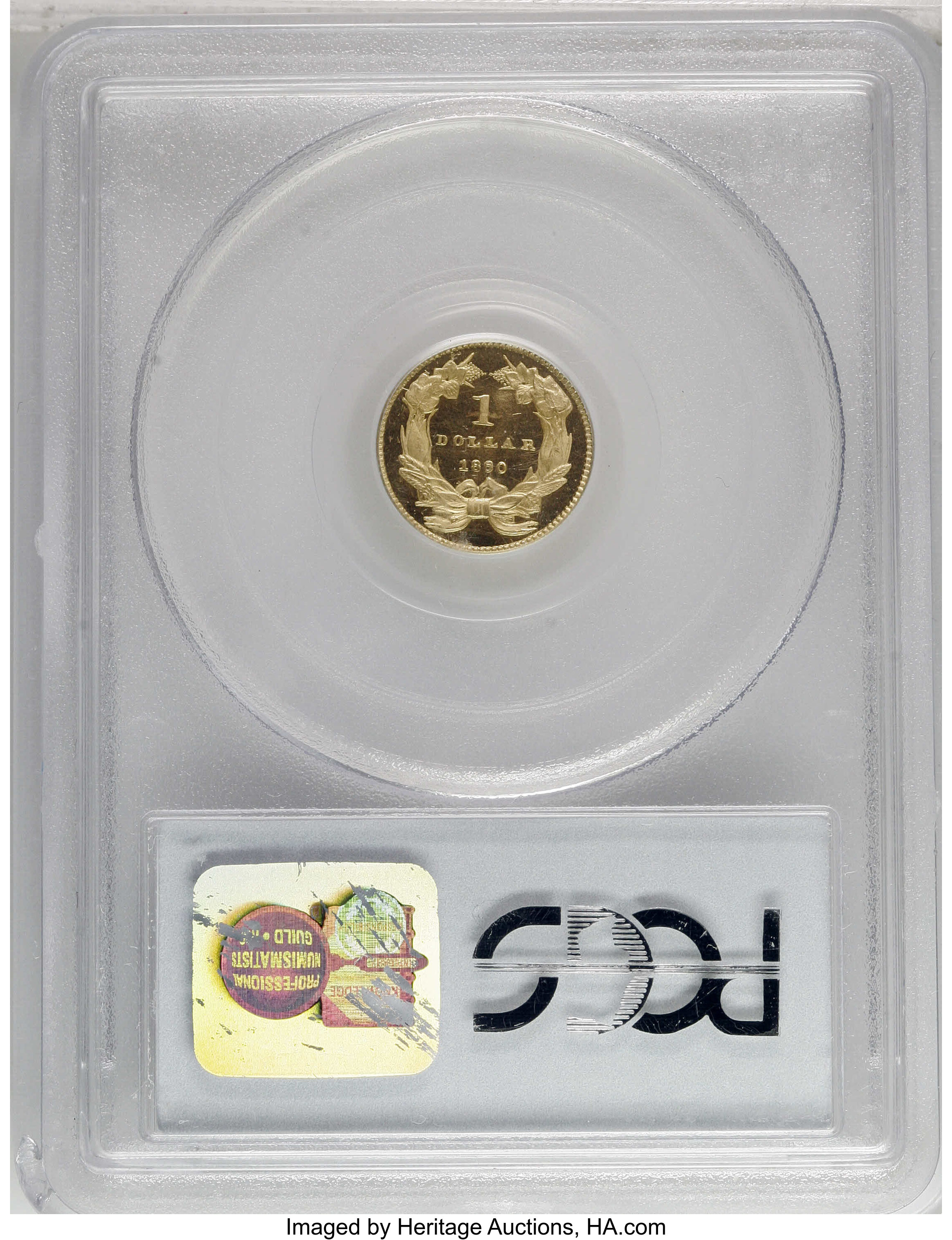 1860 G$1 PR CAM PR64 CAM CAC thumbnail 12