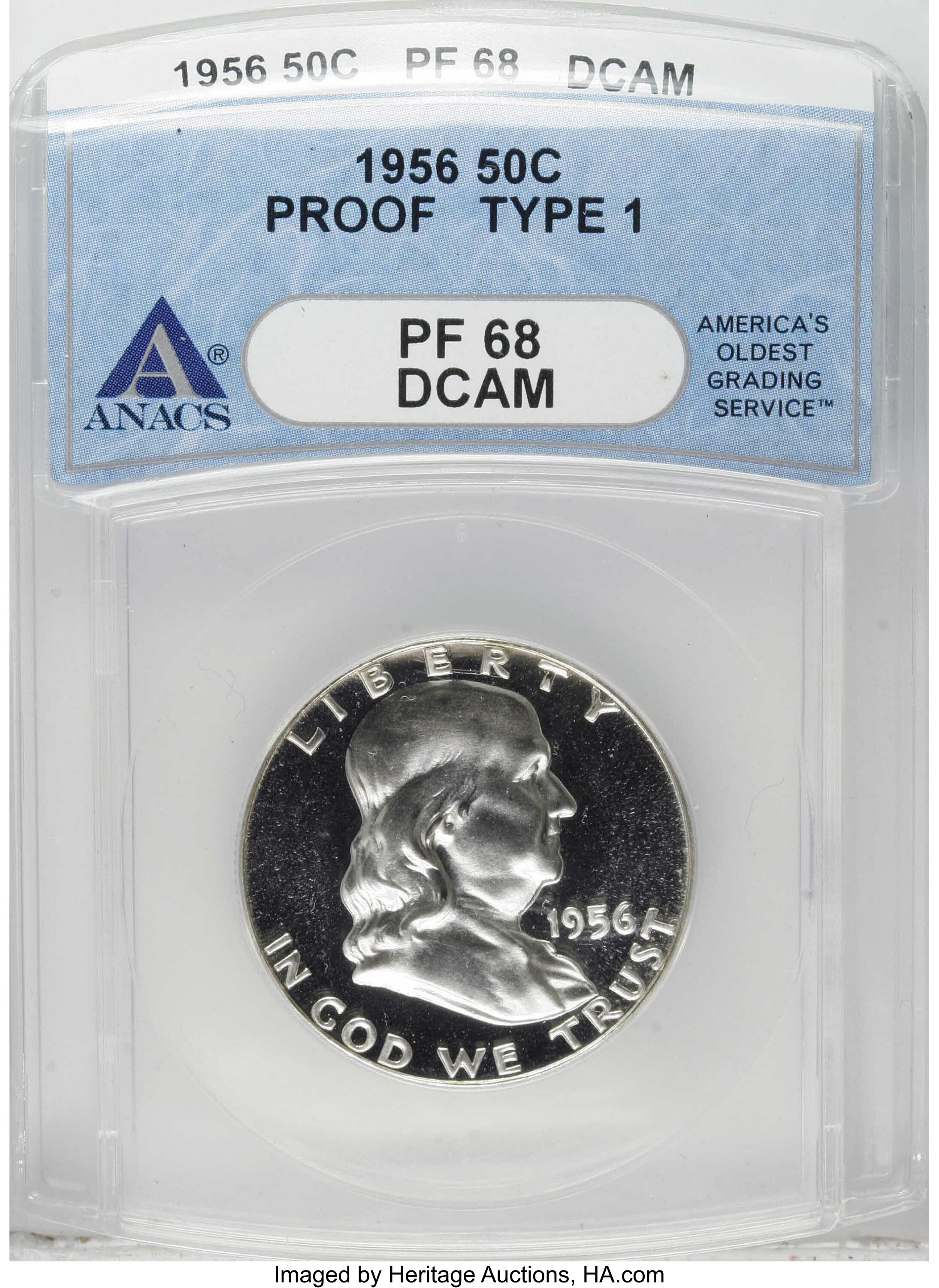 1956 50c Type 1 PR DCAM thumbnail 18