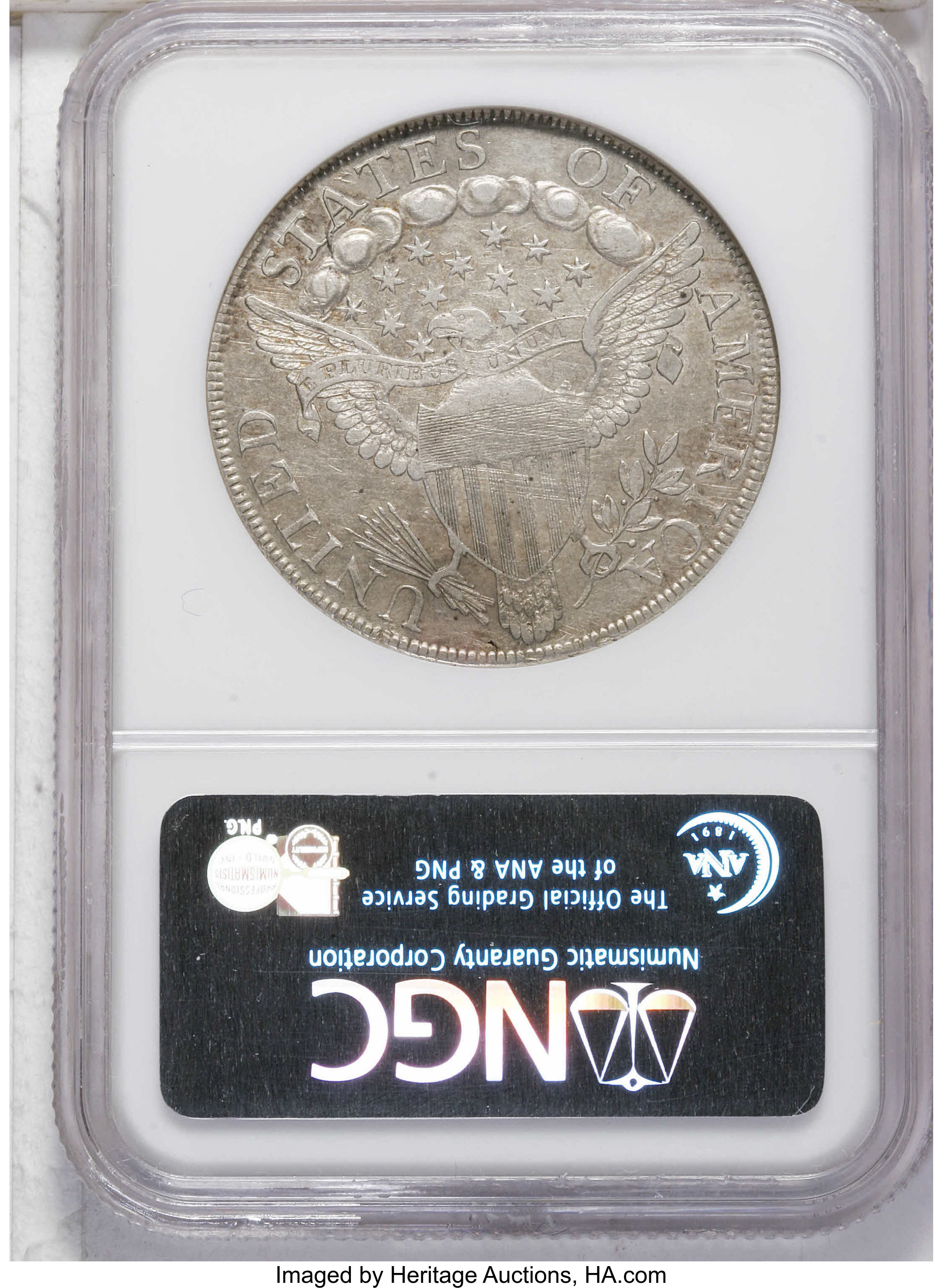 1798 $1  Large Eagle, 5 Vertical Lines MS thumbnail 19