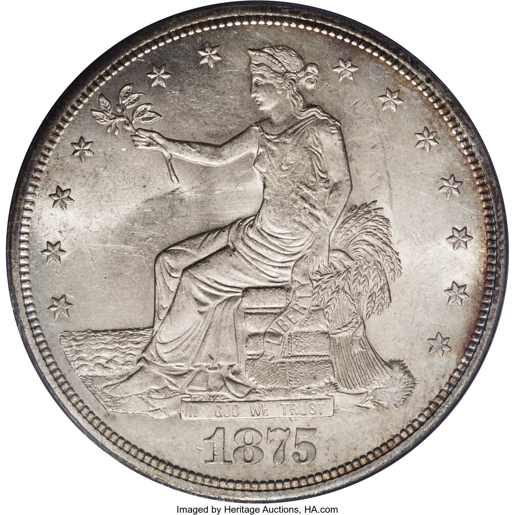 1875-S/CC Trade$ Chopmarked MS thumbnail 14