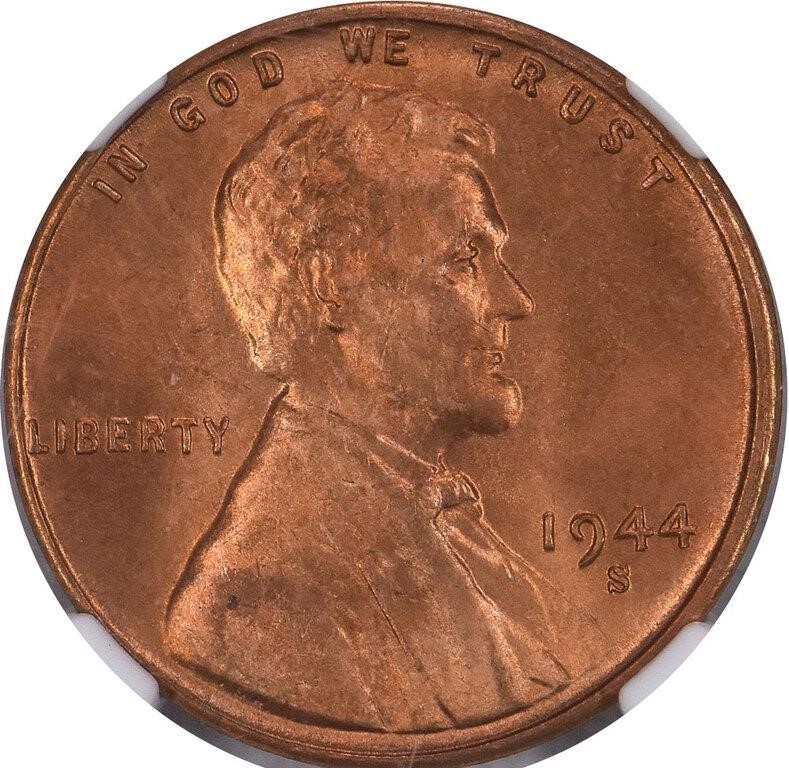 1944-S 1c MS RD MS66 RD thumbnail 4