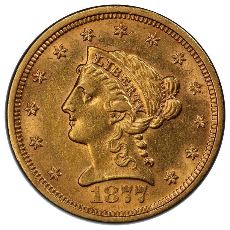 $2.50 1877-S PCGS AU55