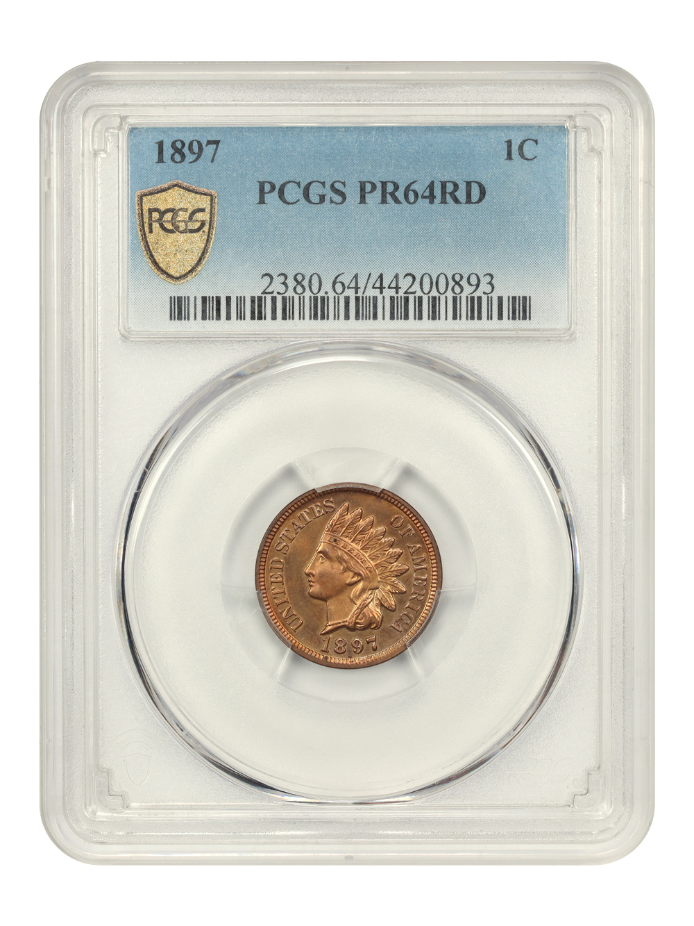 1897 1c PR RD PR63 RD thumbnail 3