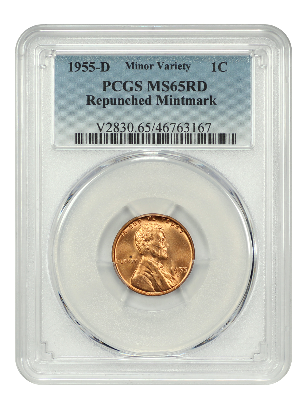 1955-D 1c MS RD MS63 RD thumbnail 19