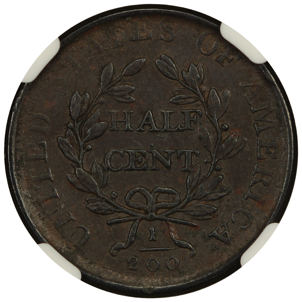 1807 1/2c MS BN AU50 BN thumbnail 2