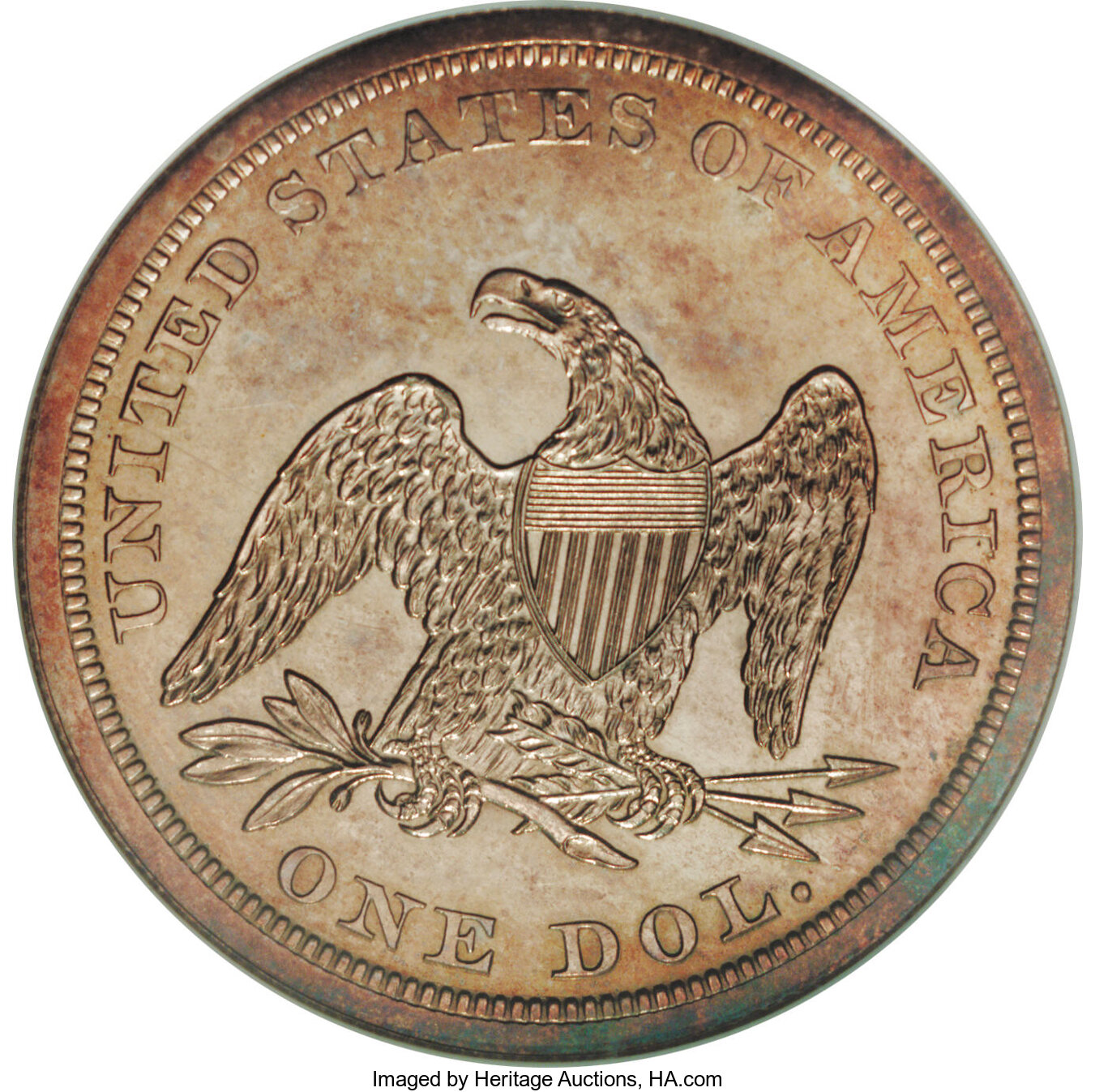 1844 $1 PR63 thumbnail 24