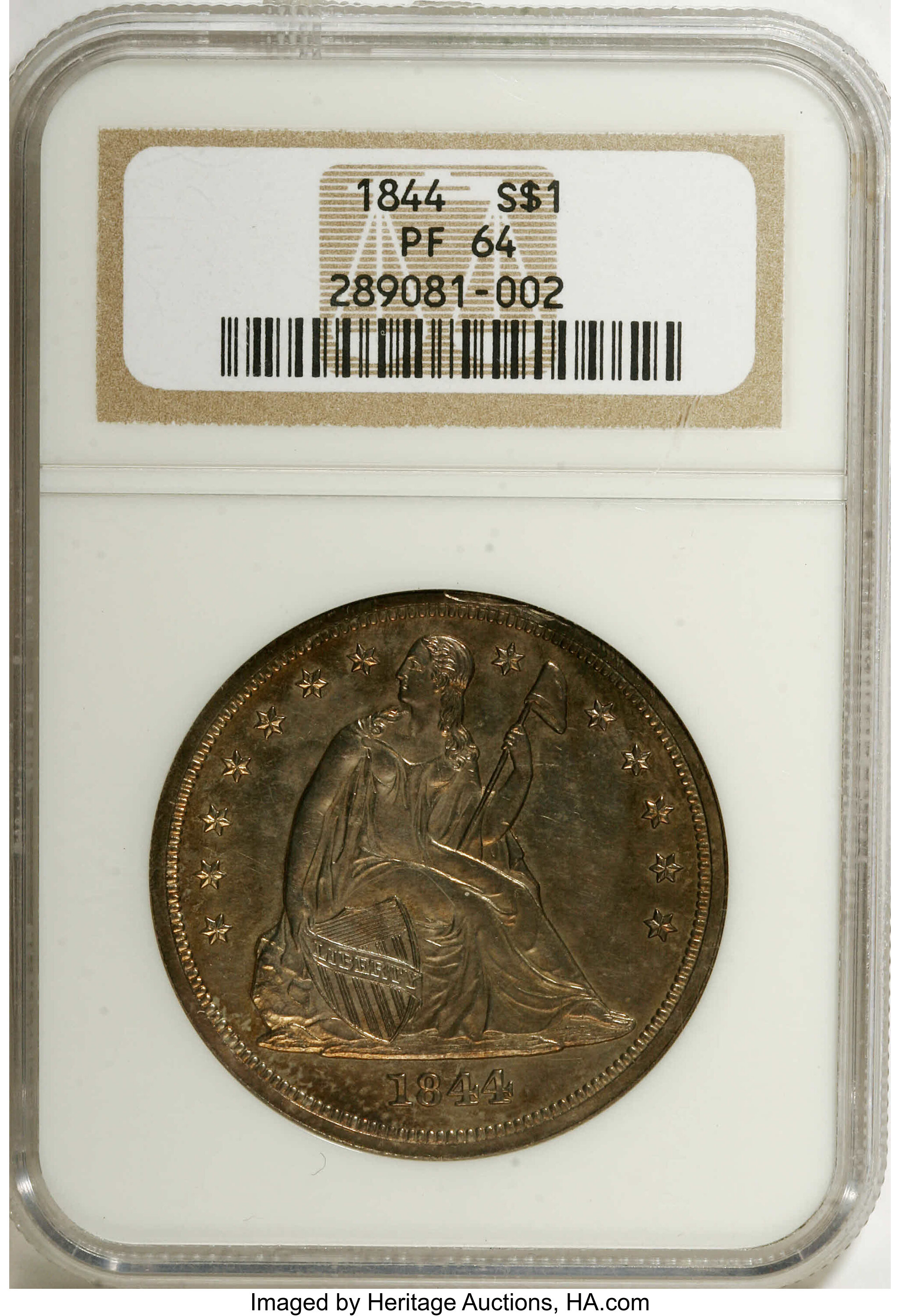 1844 $1 PR63 thumbnail 25