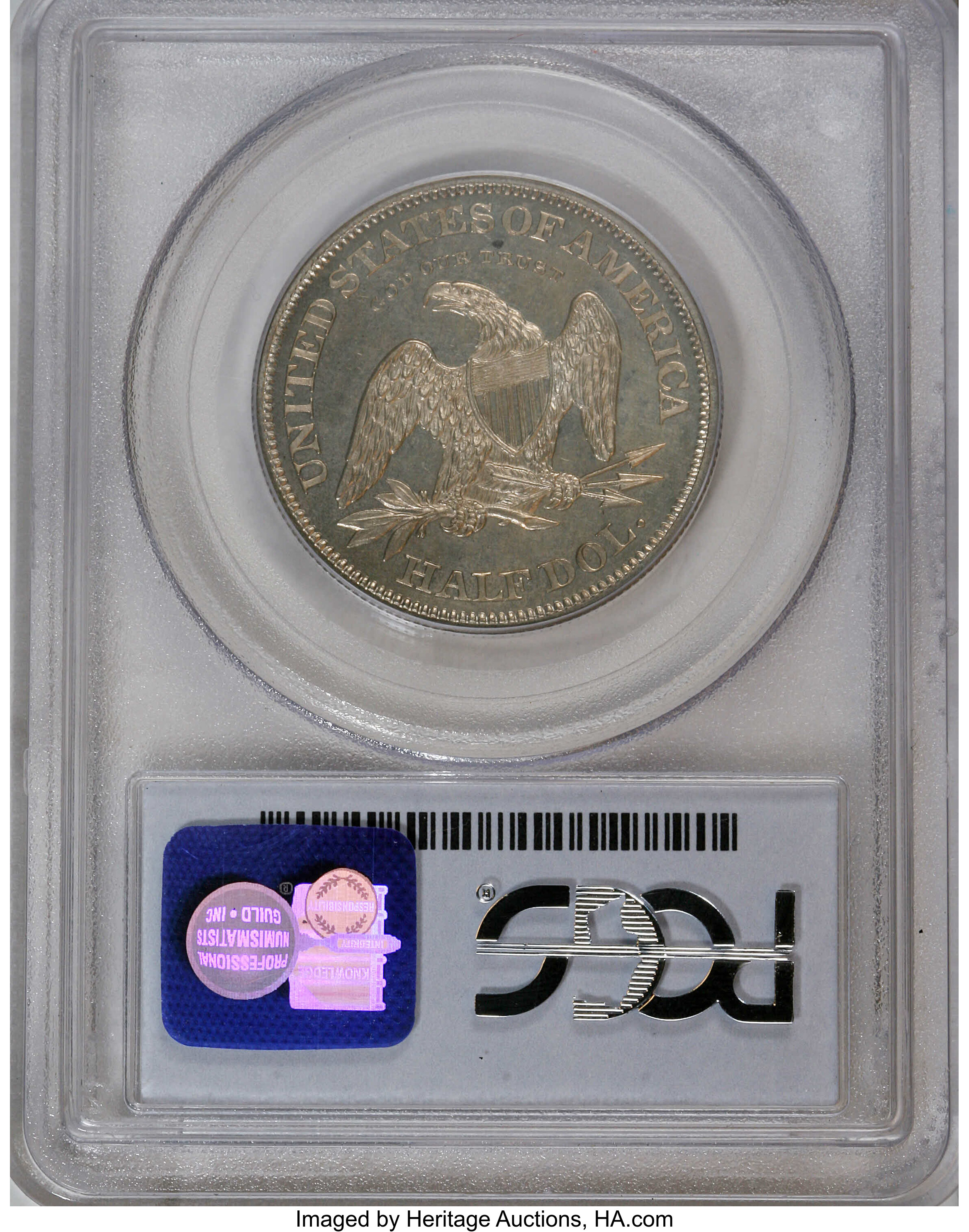1863 P50c Silver, J-340 PR thumbnail 11