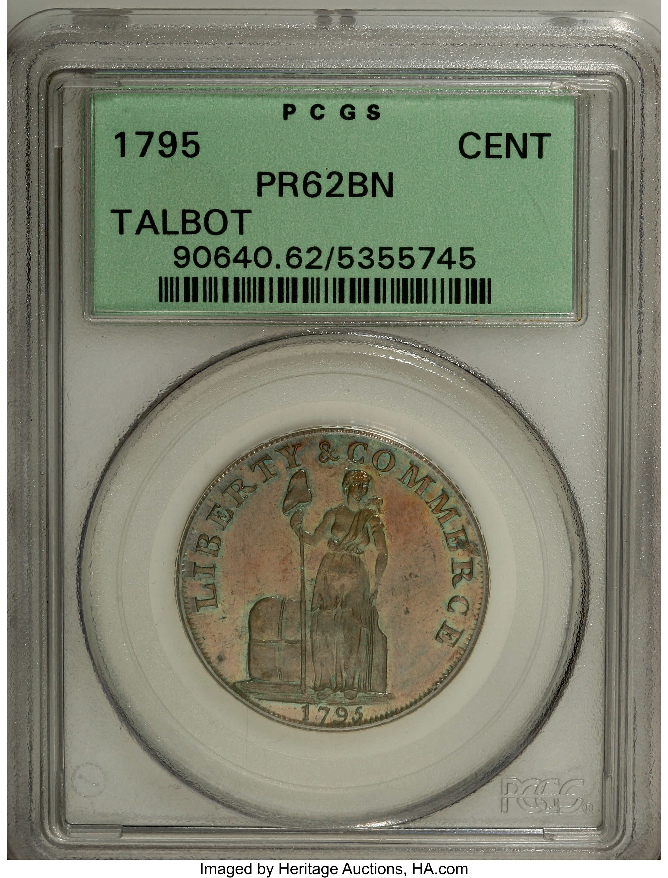 1795 Cent Talbot, Allum & Lee PR BN thumbnail 12