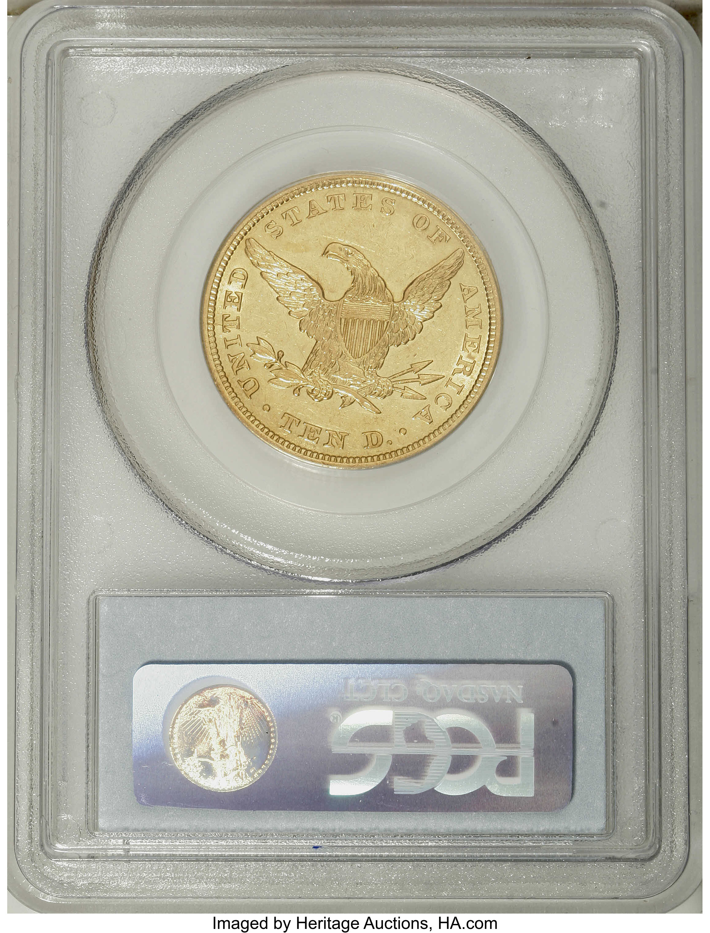 1839 $10  Type of 1840, Small Letters MS thumbnail 17