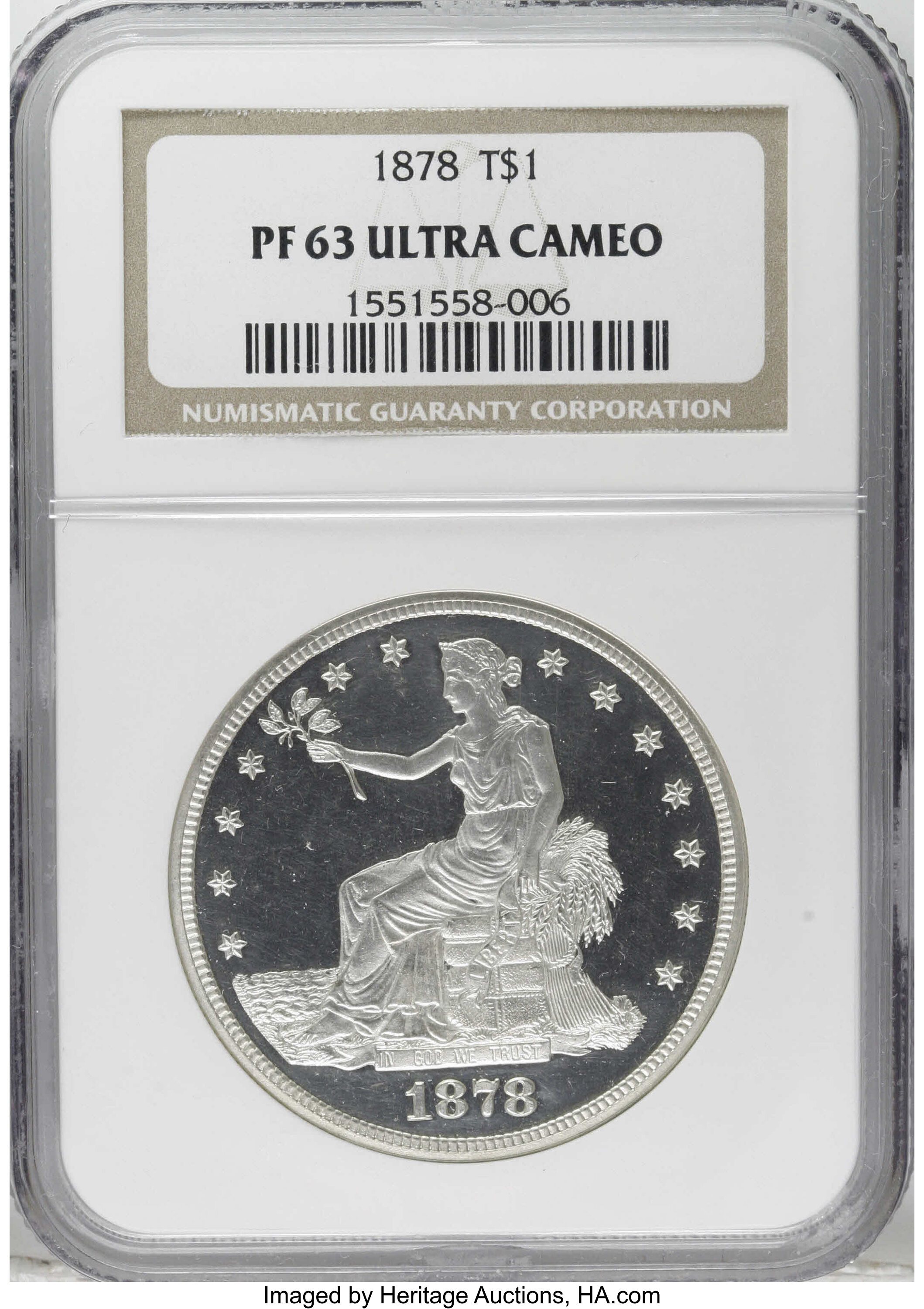 1878 Trade$ PR DCAM PR61 DCAM CAC thumbnail 17