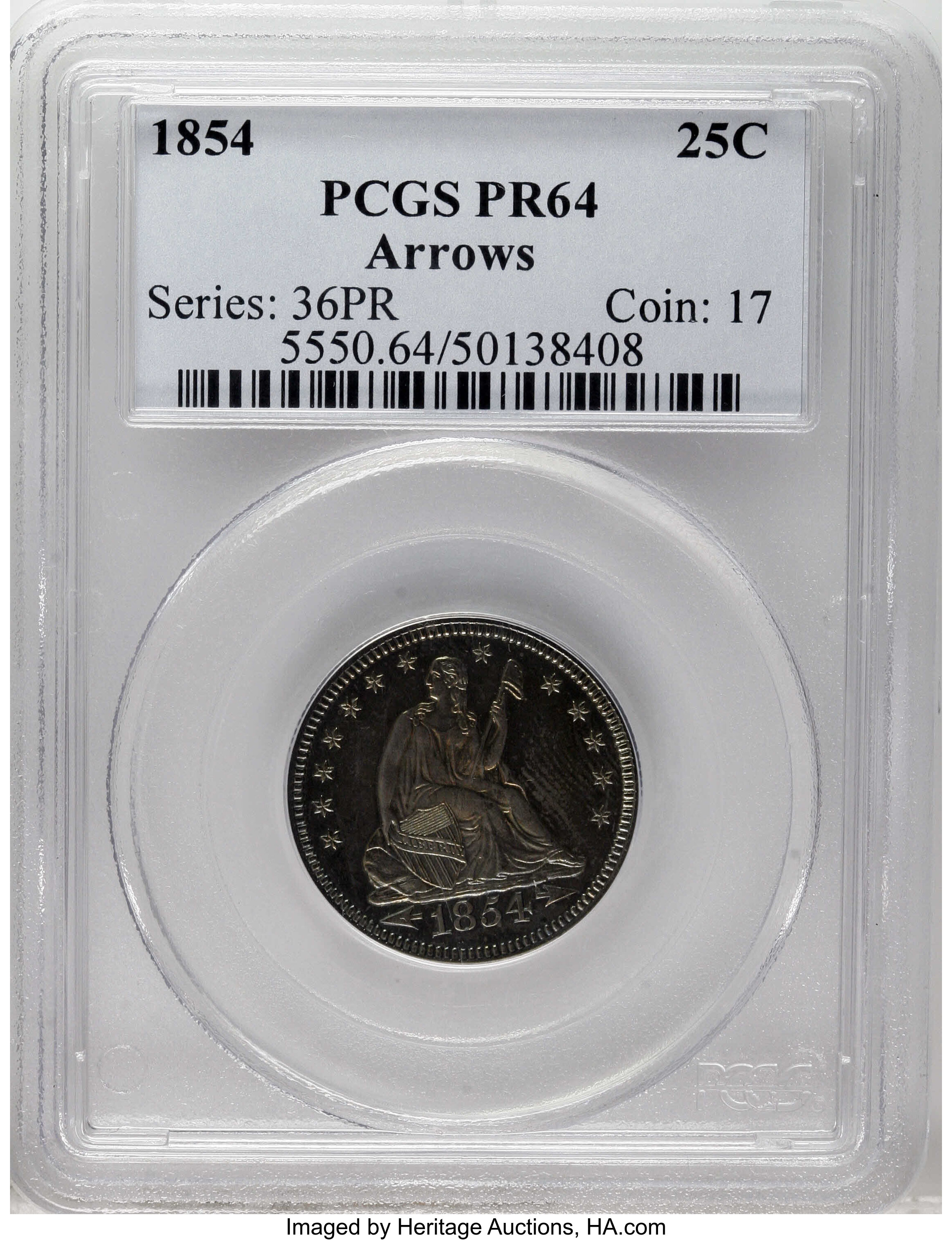 1854 25c Arrows PR thumbnail 16