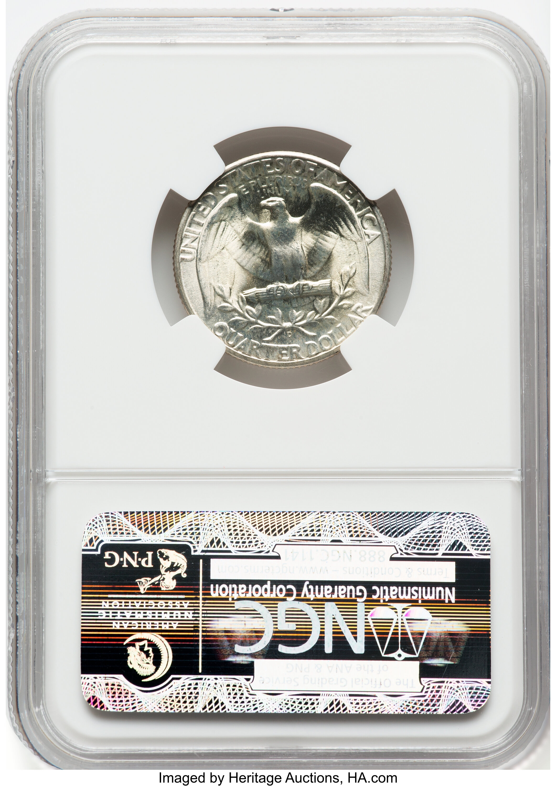 1944-D 25c MS68 thumbnail 2