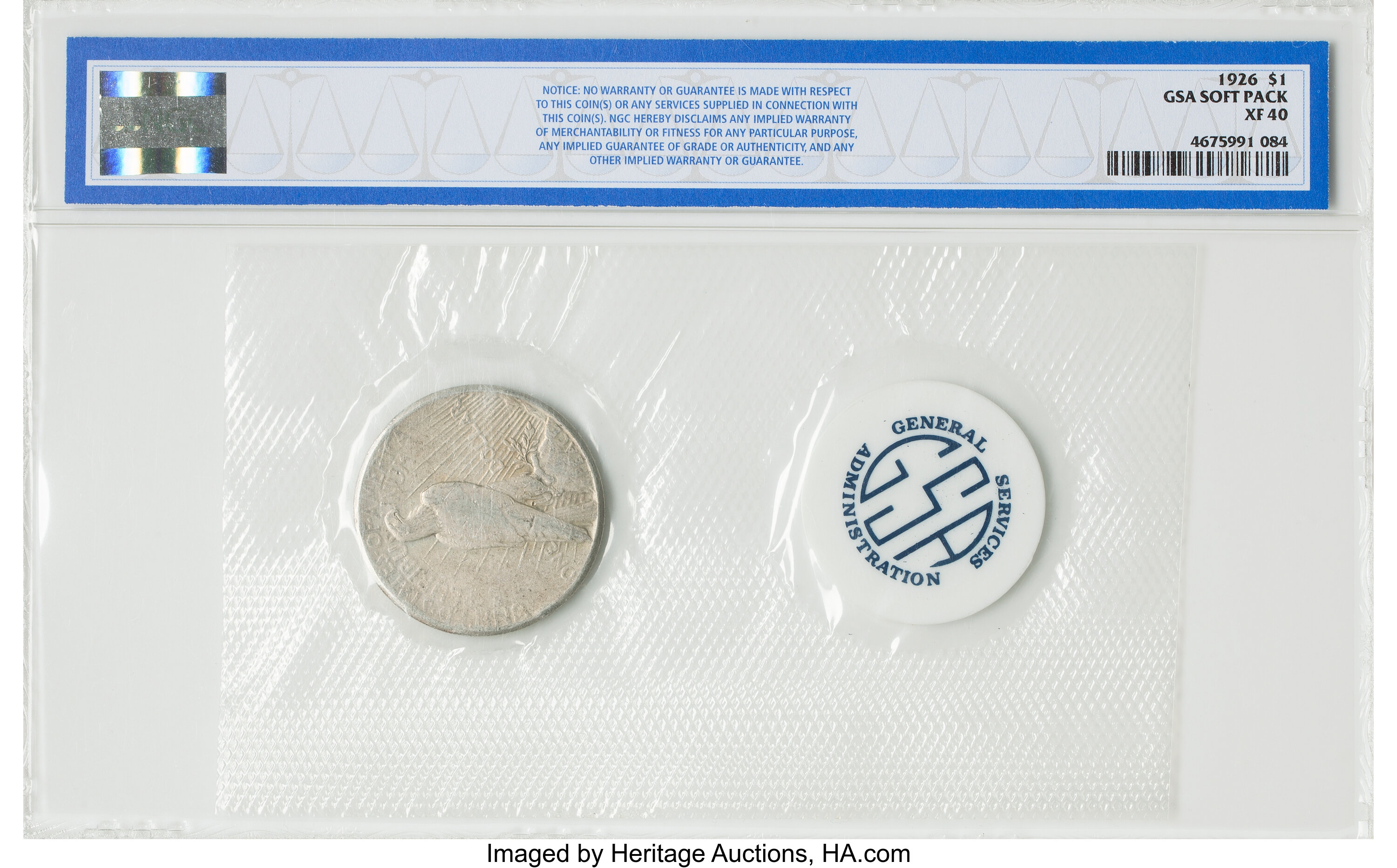 1926 $1 F15 CAC thumbnail 6