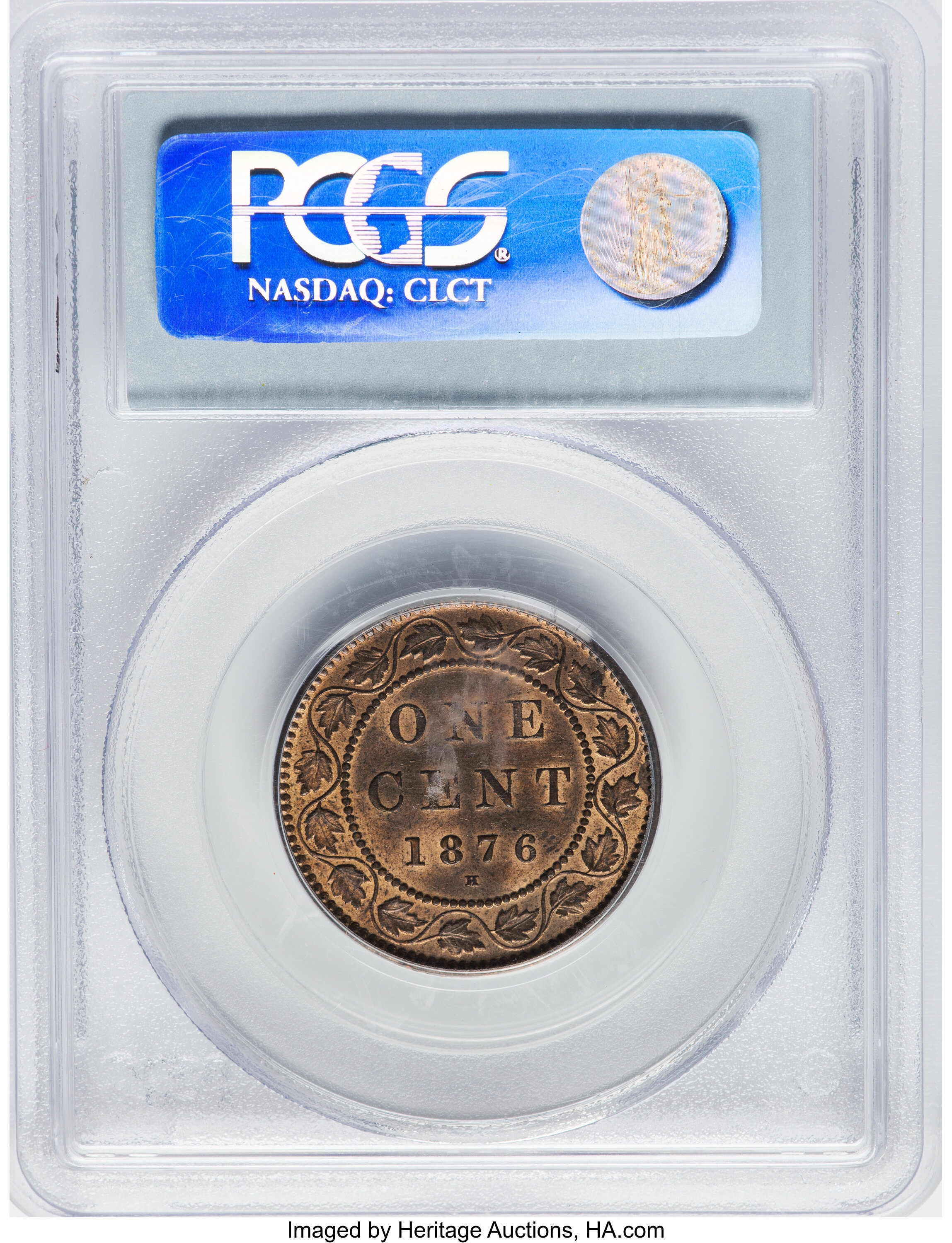 1876-H 1c MS RB MS63 RB thumbnail 2