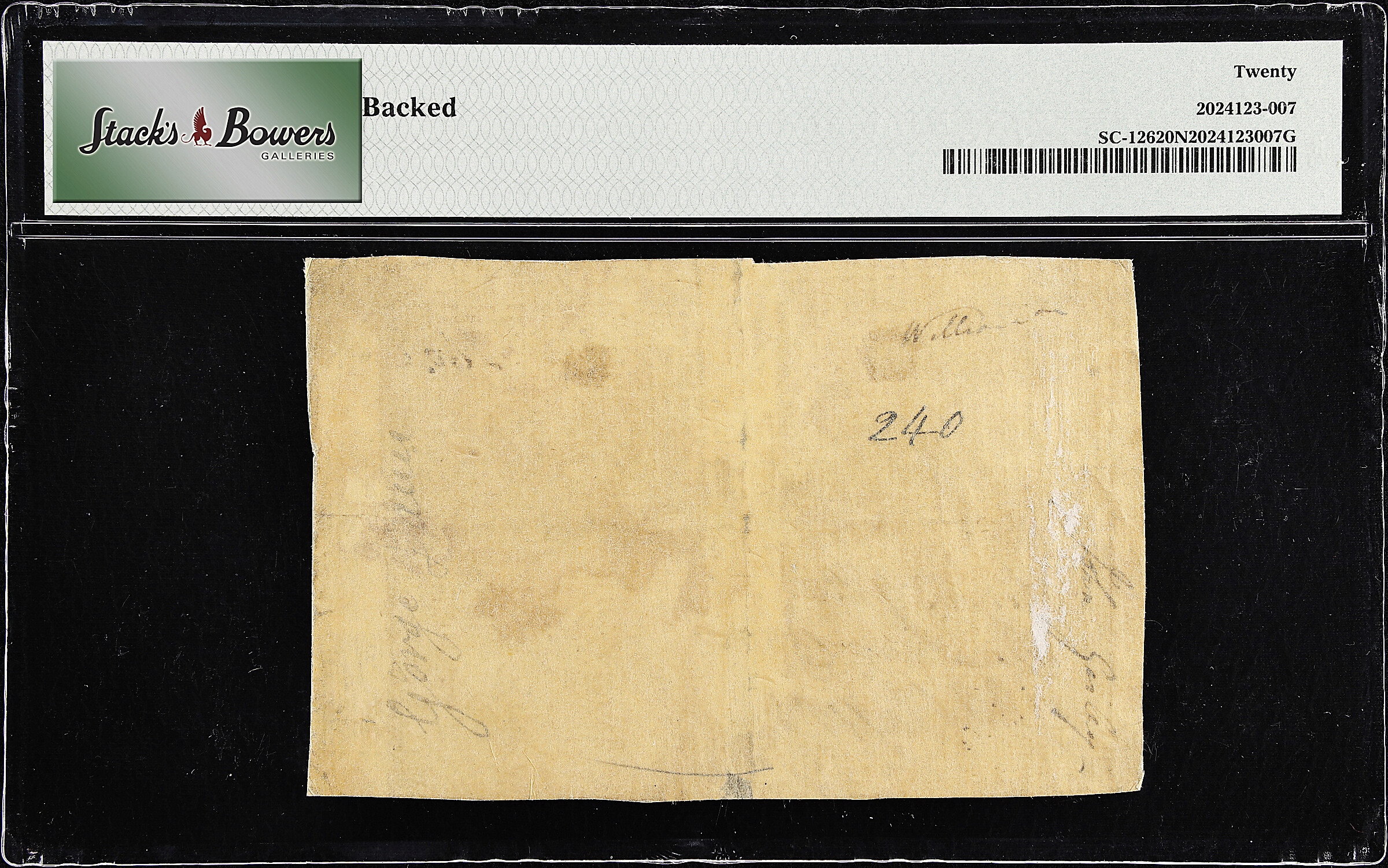 Mar 6, 1776 £25 South Carolina (Fr. SC126) thumbnail 5