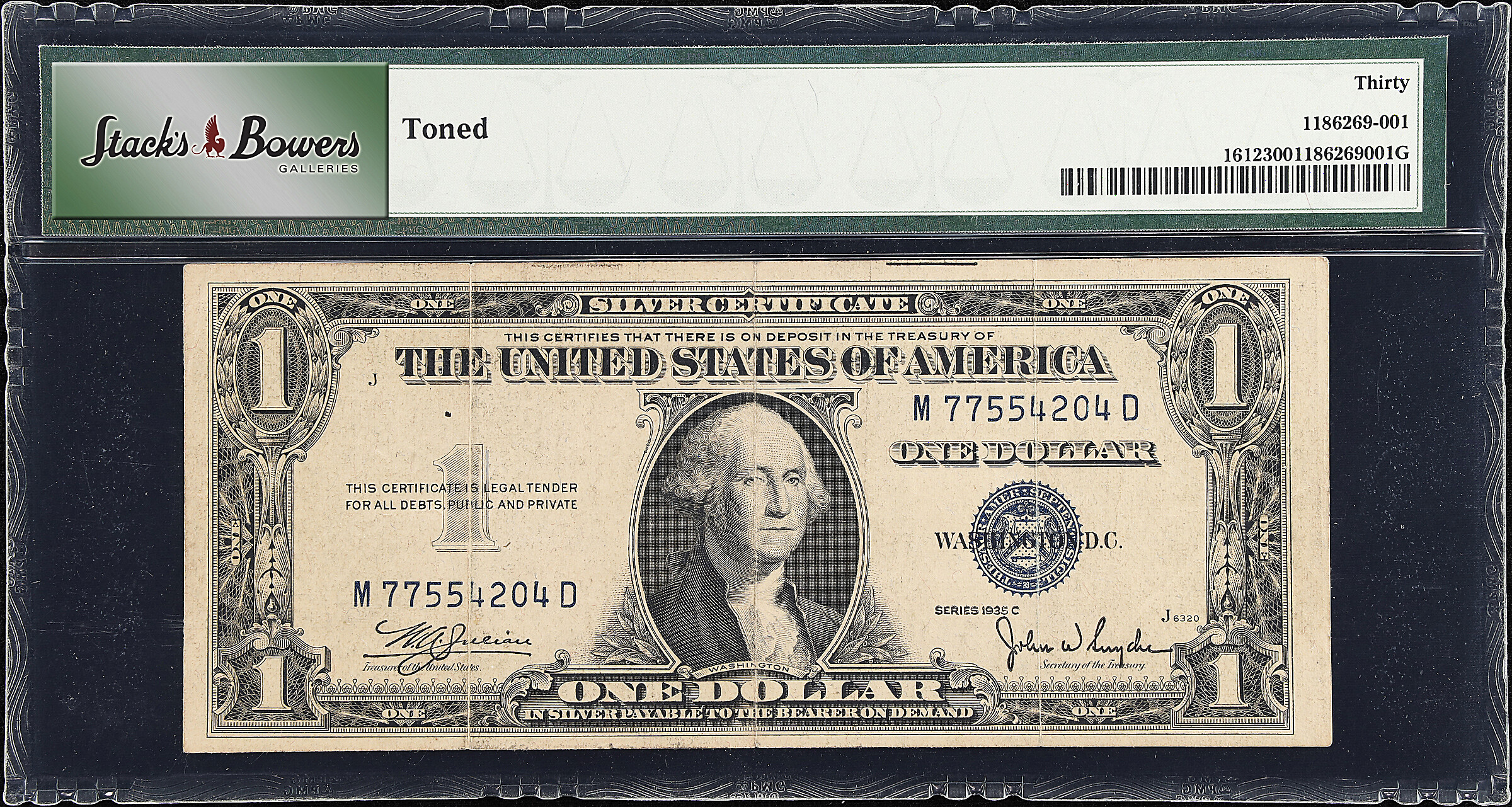1935C $1  (Fr. 1612) F12 thumbnail 8