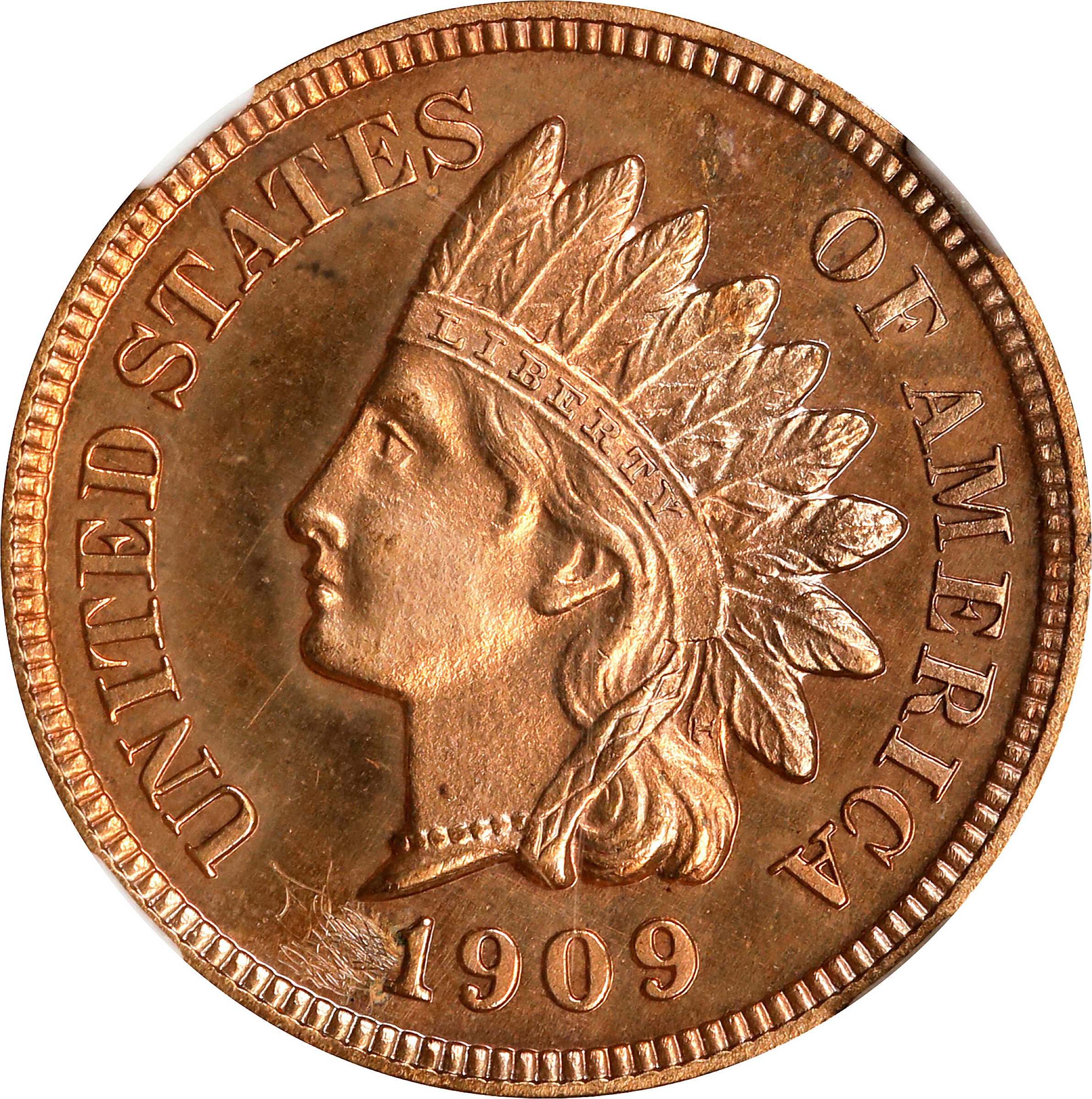 1909 Indian Cent. Proof Details--Obverse Spot Removed (NGC).