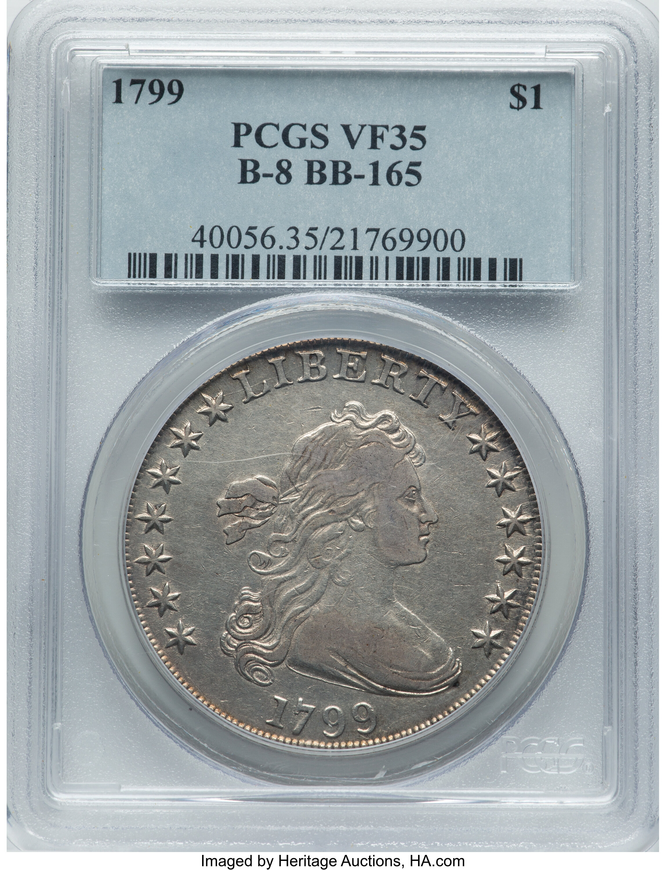 1799 $1  7x6 Stars, B-8, BB-165 AG3 thumbnail 22