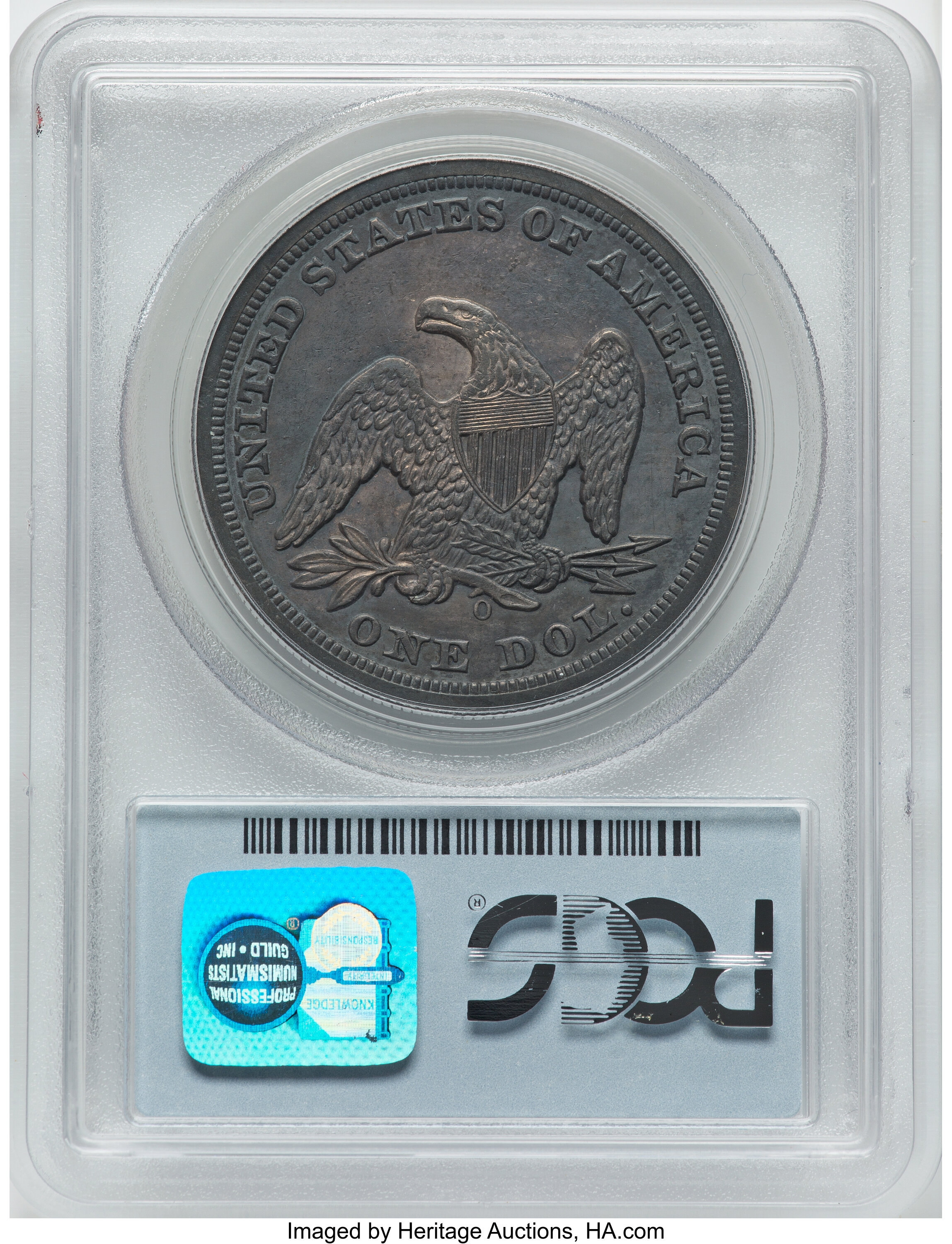 1850-O $1 AU53 thumbnail 2