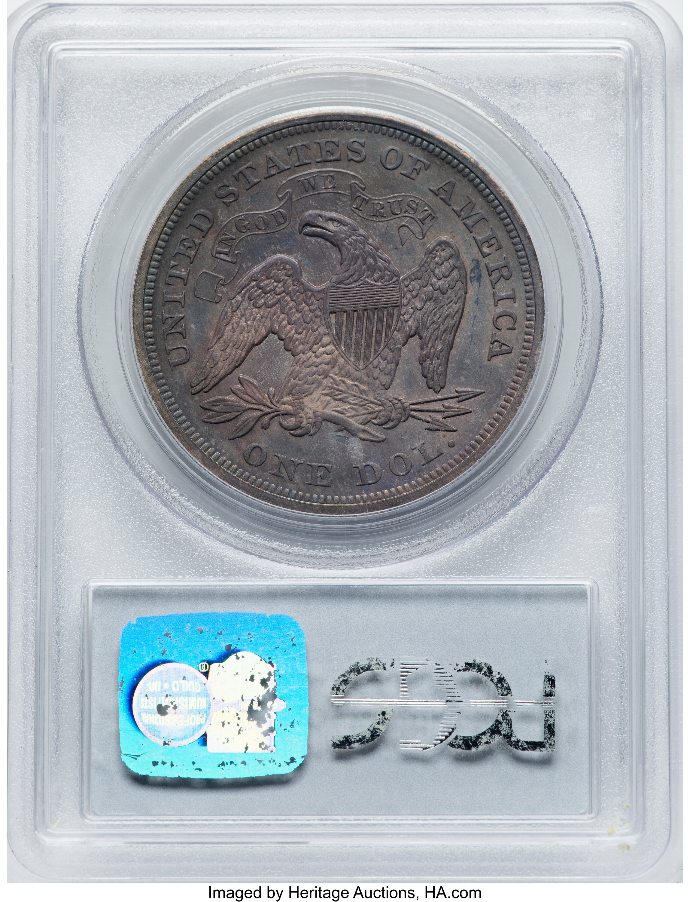 1869 $1 PR65 thumbnail 3