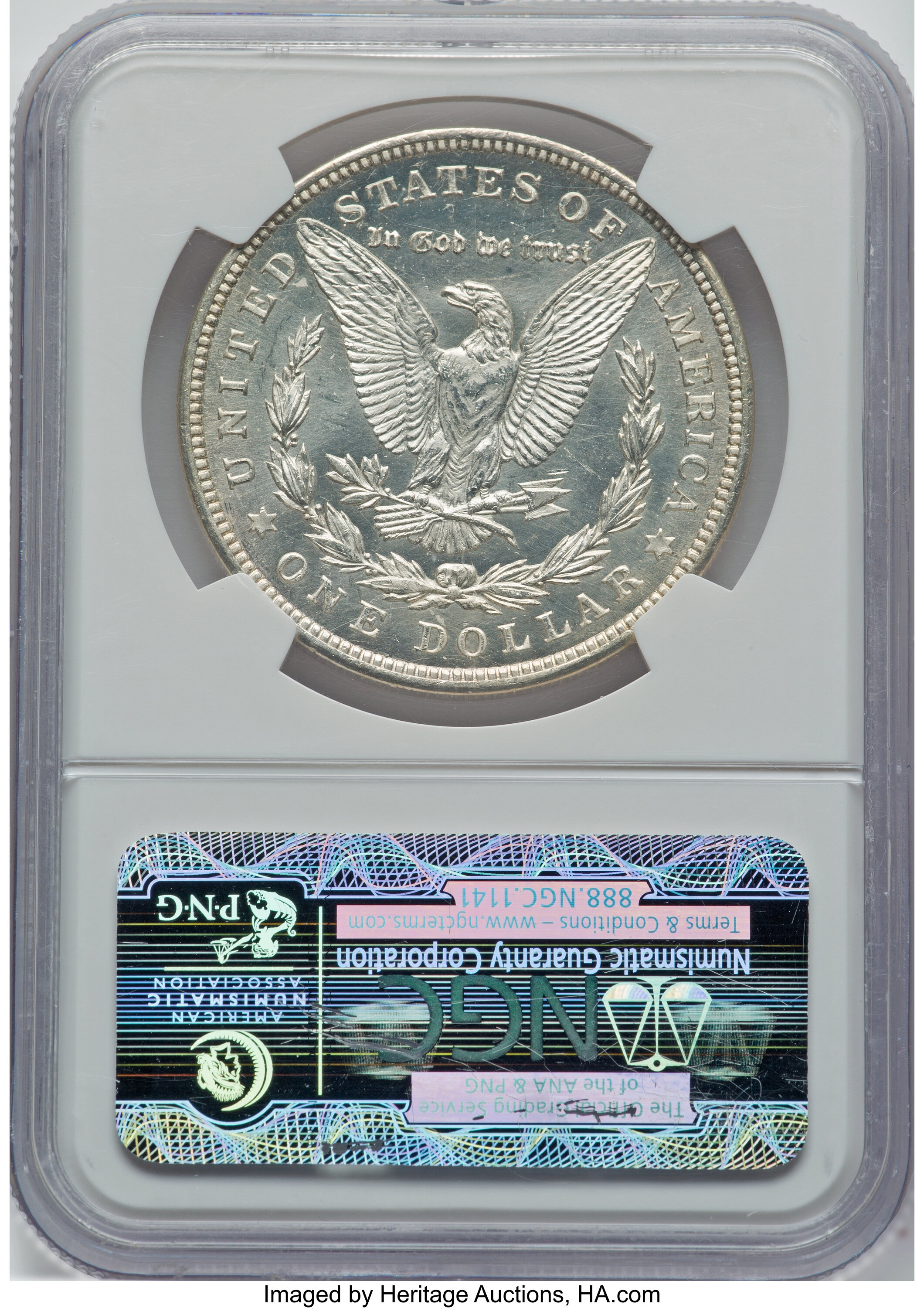 1921 $1  Morgan MS DMPL MS64 DMPL thumbnail 11