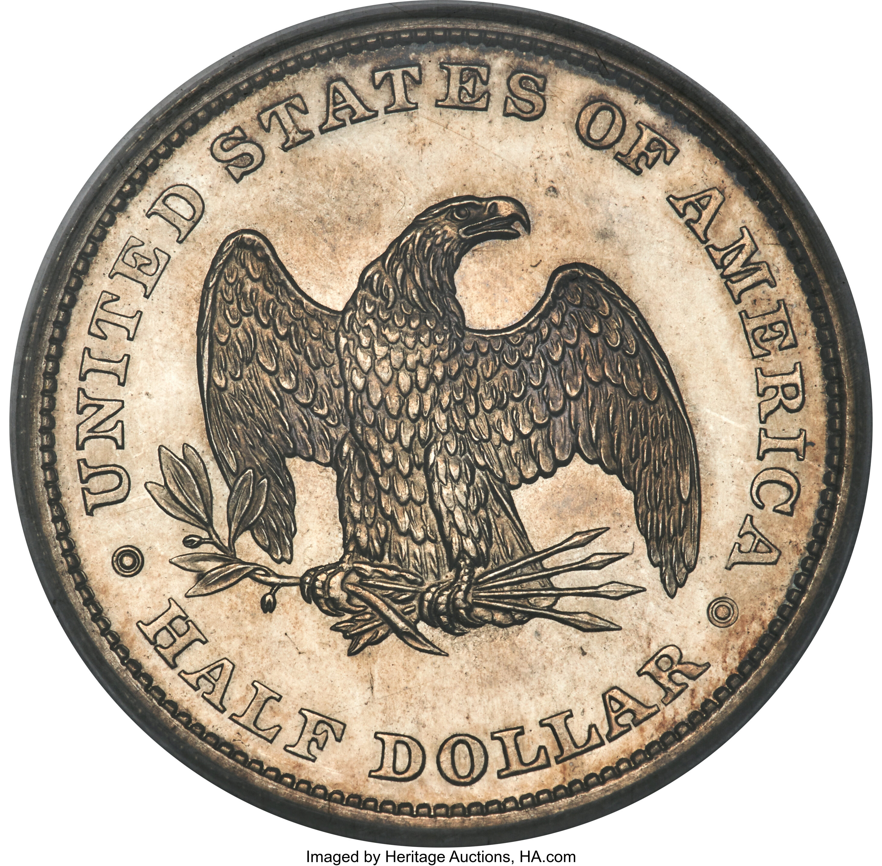 1838 P50c Original, Silver, J-72 PR63 thumbnail 3
