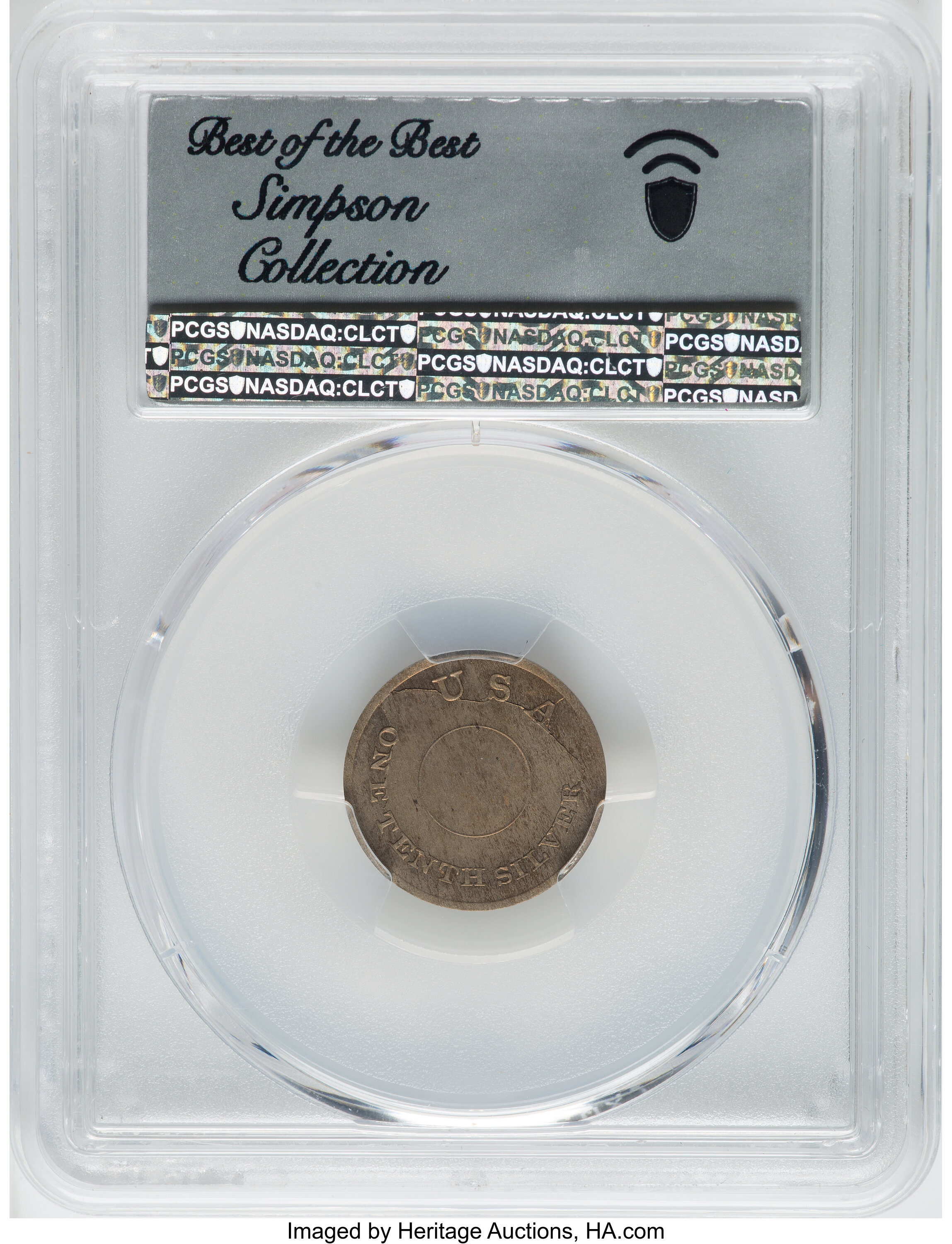 1850 P1c Restrike, Copper-Nickel, J-124 PR thumbnail 4