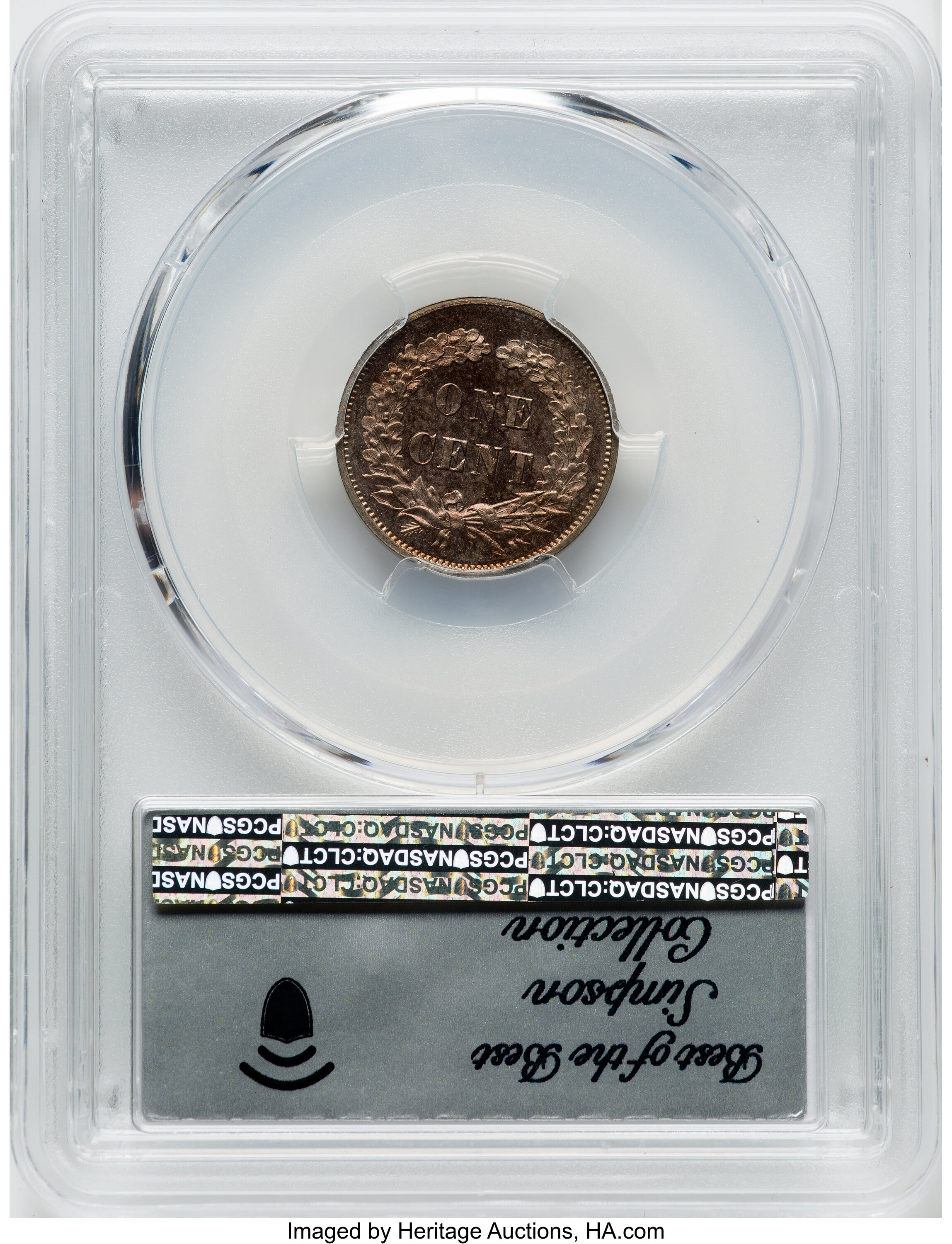 1858 P1c Copper-Nickel, J-203 PR65 CAC thumbnail 4