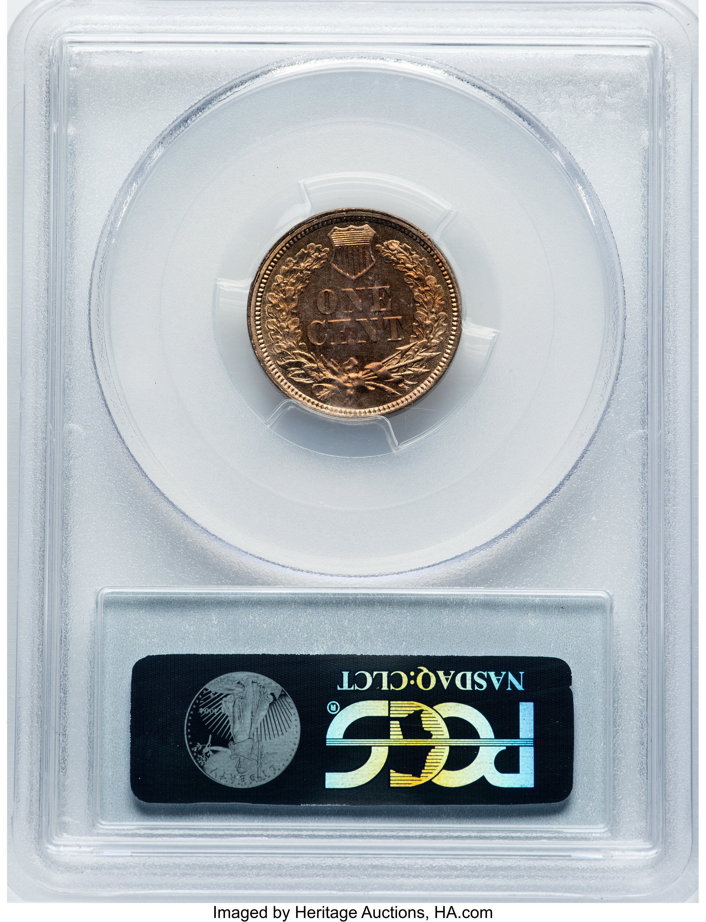 1859 P1c Copper, Shield Reverse, J-228 PR thumbnail 3