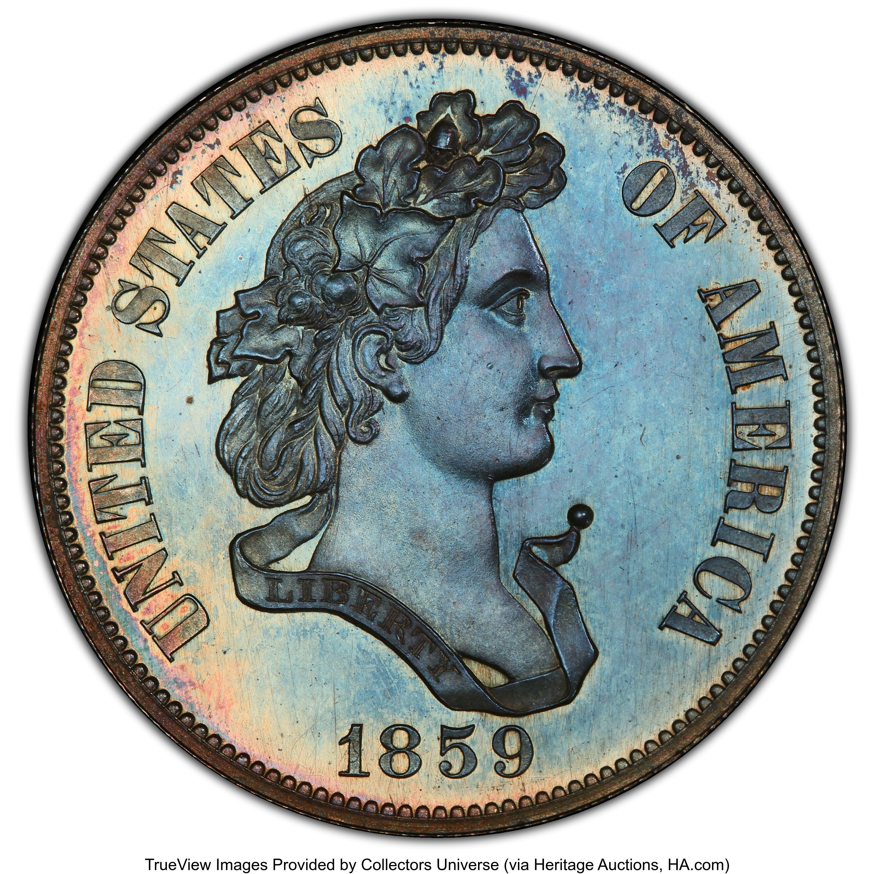 1859 P50c Silver, J-241 PR thumbnail 20