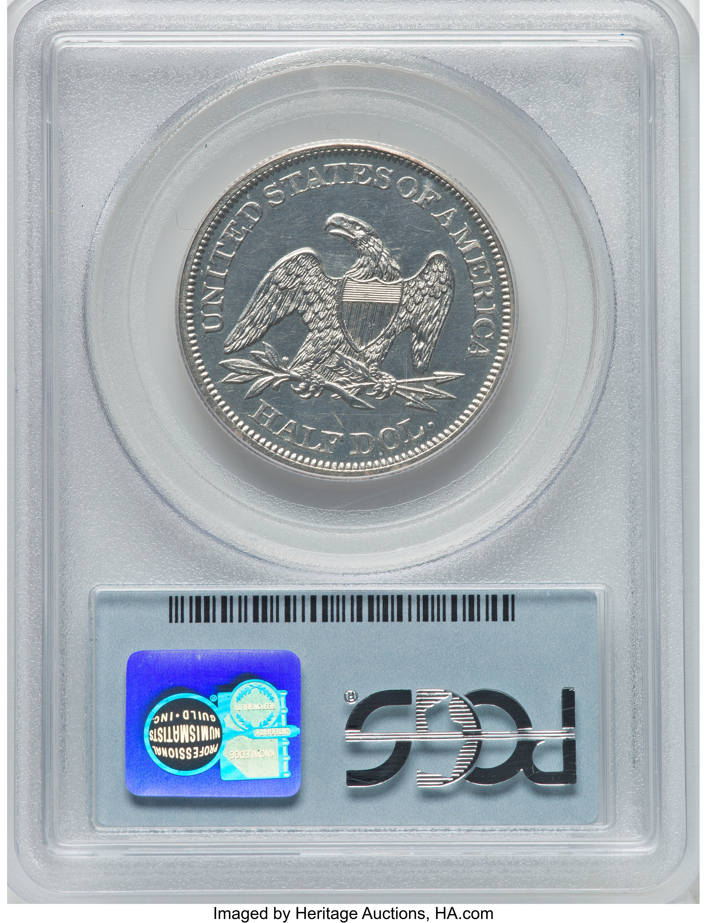 1859 P50c Silver, J-243 PR thumbnail 2