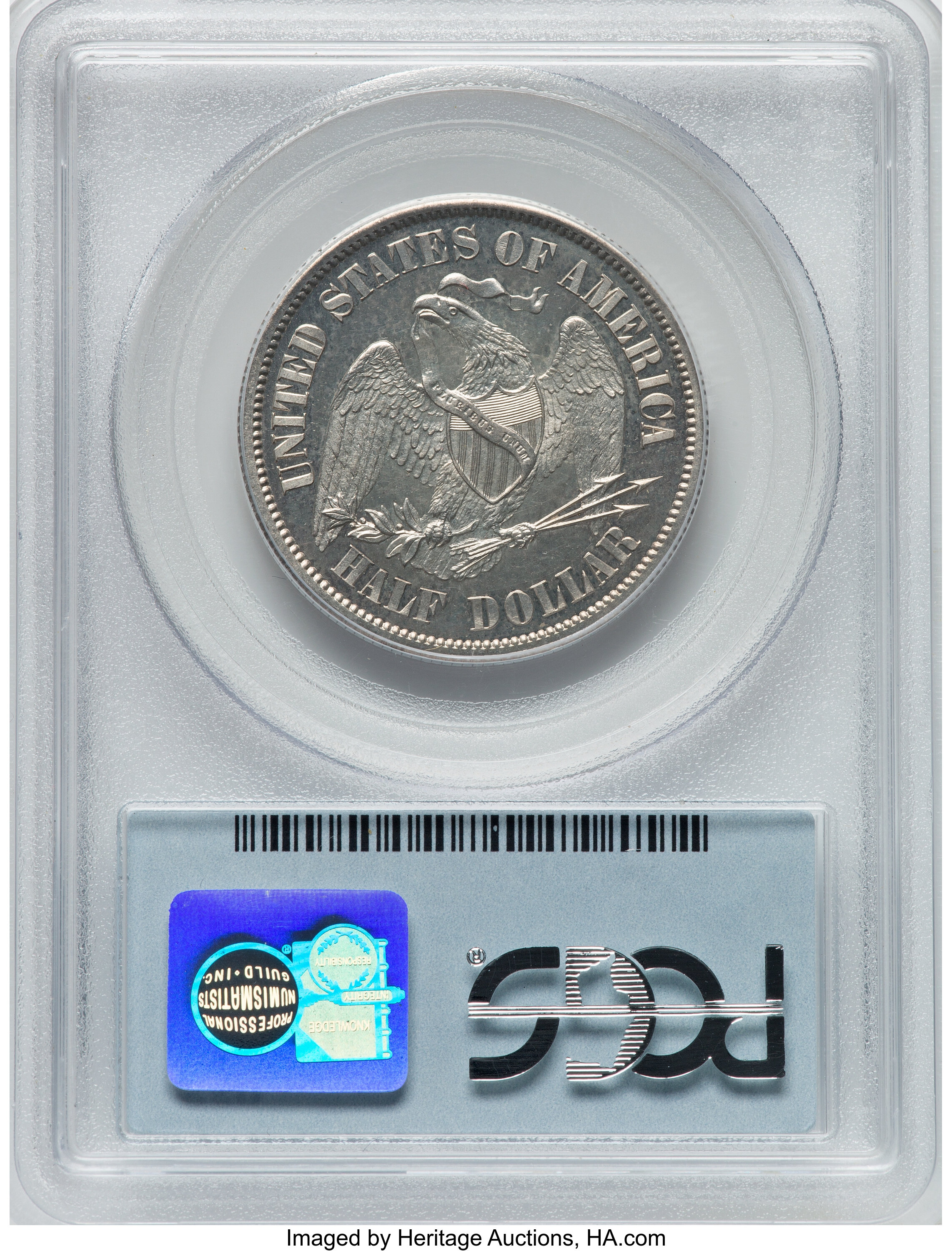 1859 P50c Silver, J-245 PR thumbnail 11