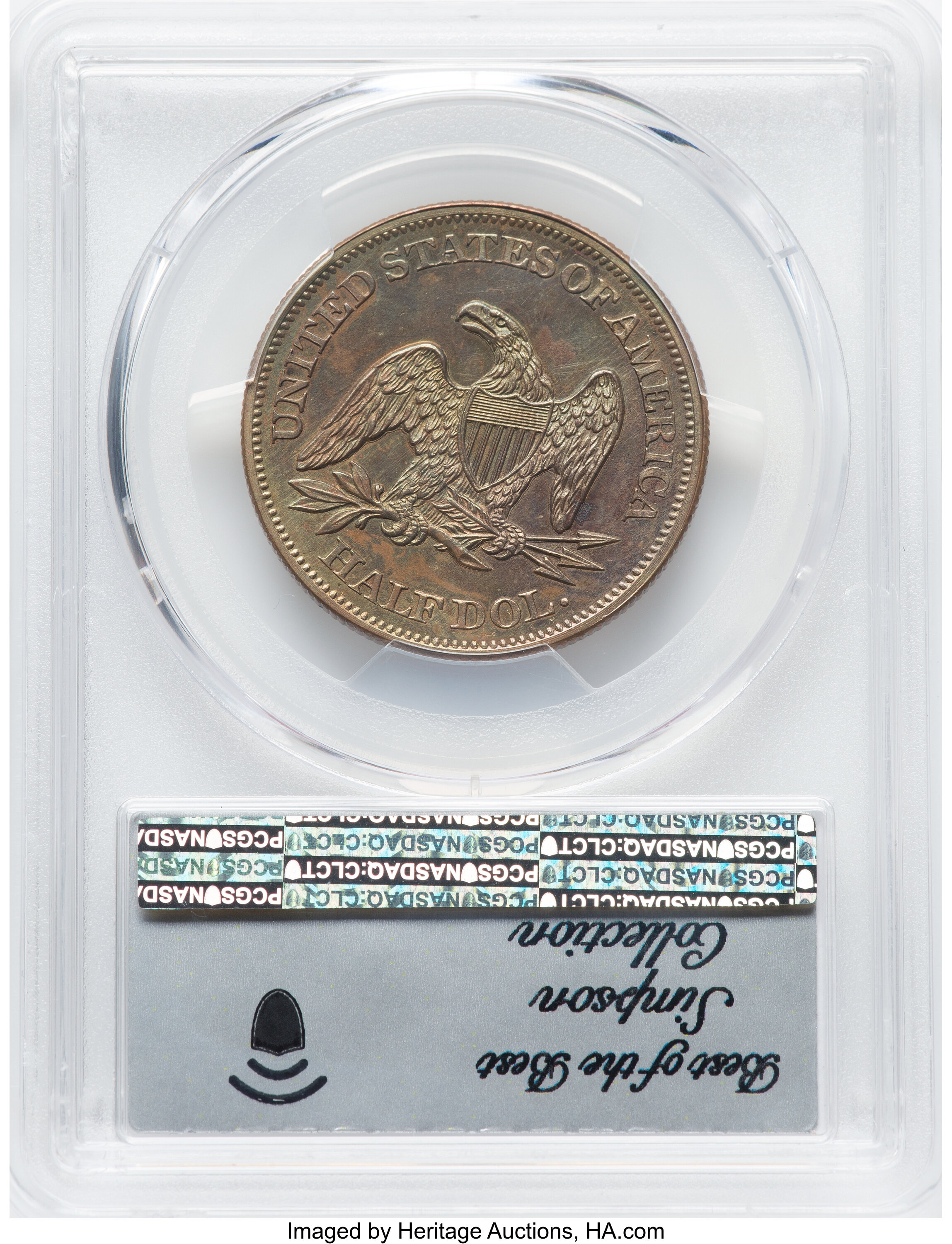 1865 P50c Copper, J-432 PR BN PR63 BN thumbnail 2