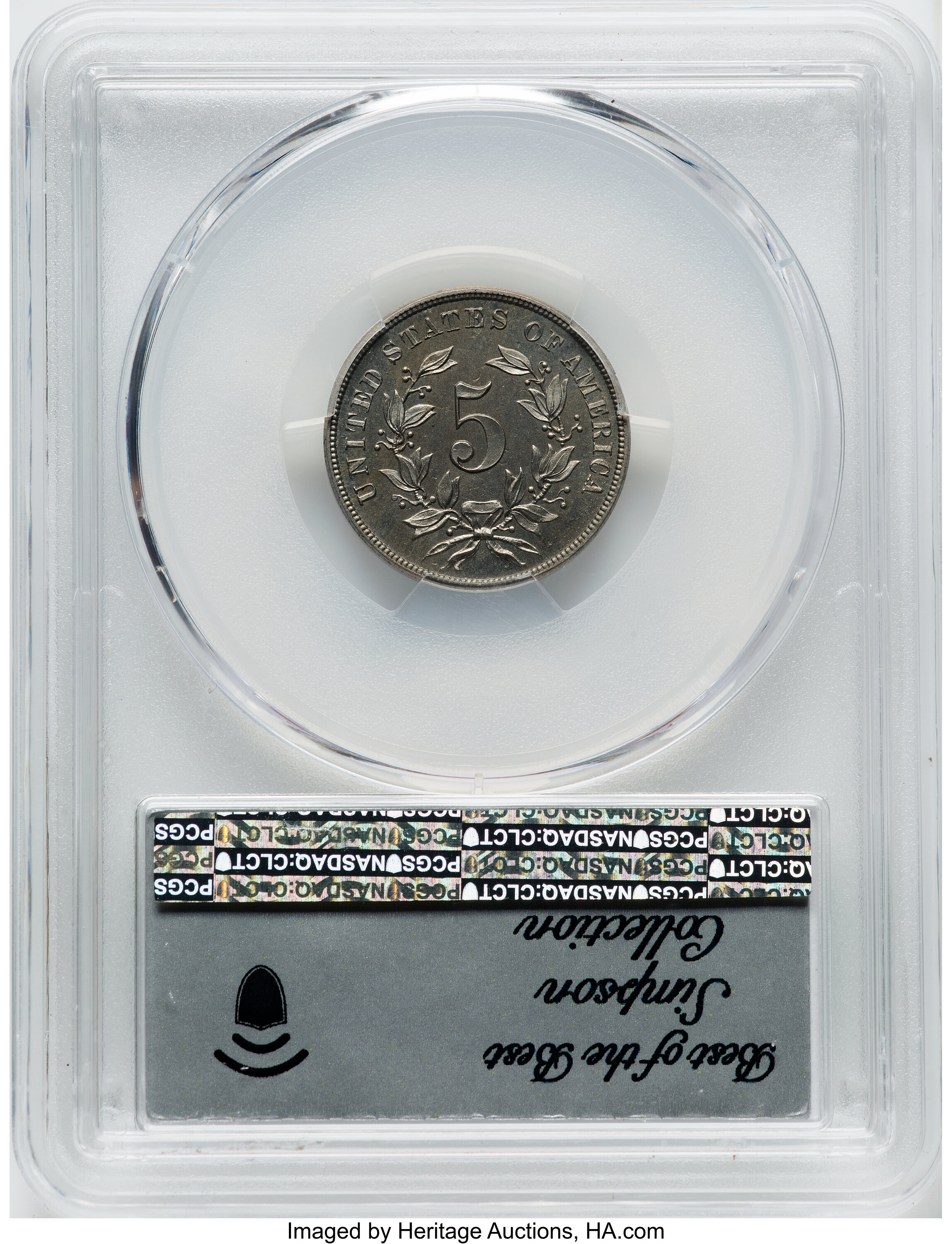 1866 P5c Nickel, J-467 PR thumbnail 3