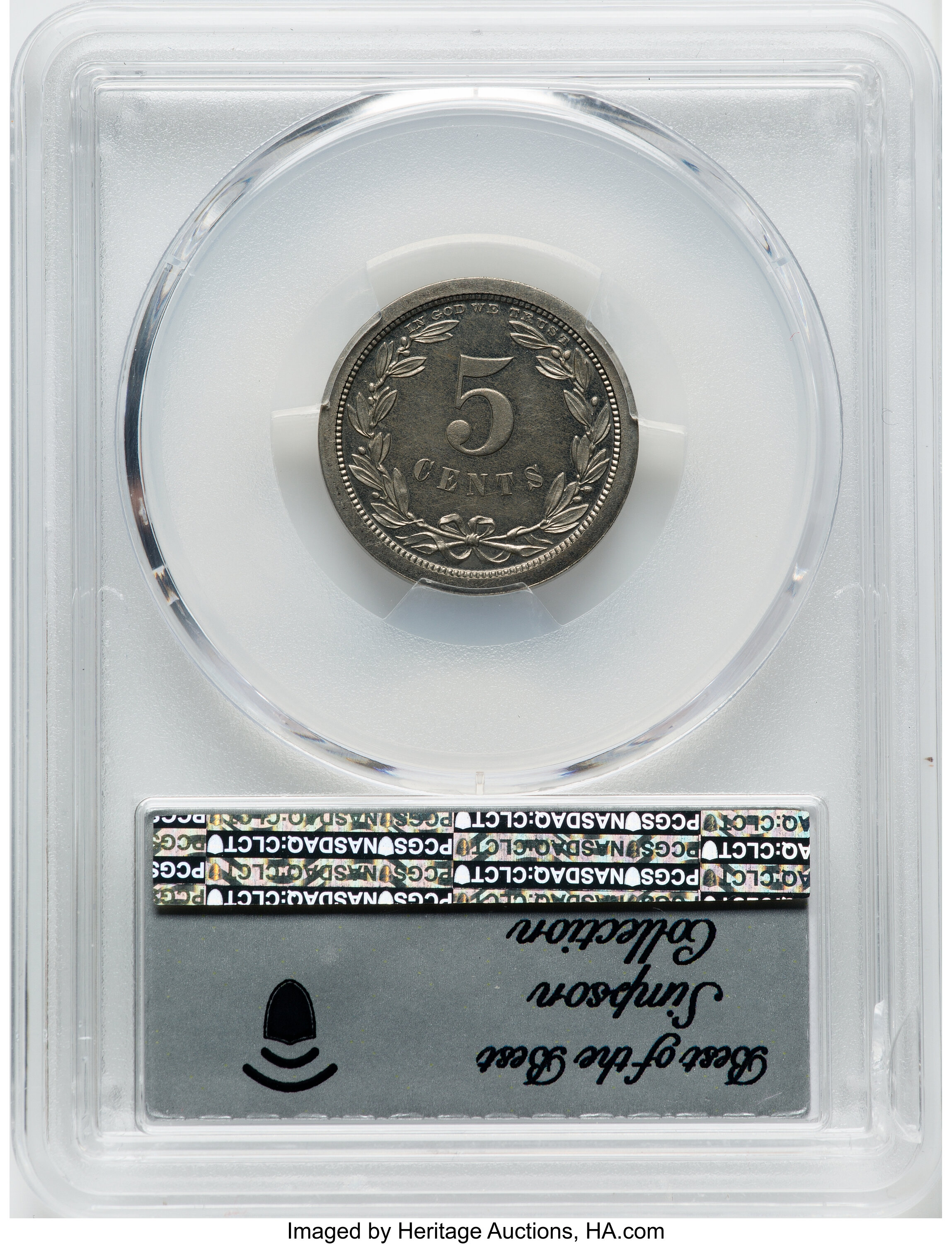 1868 P5c Nickel, J-623 PR63 CAC thumbnail 23