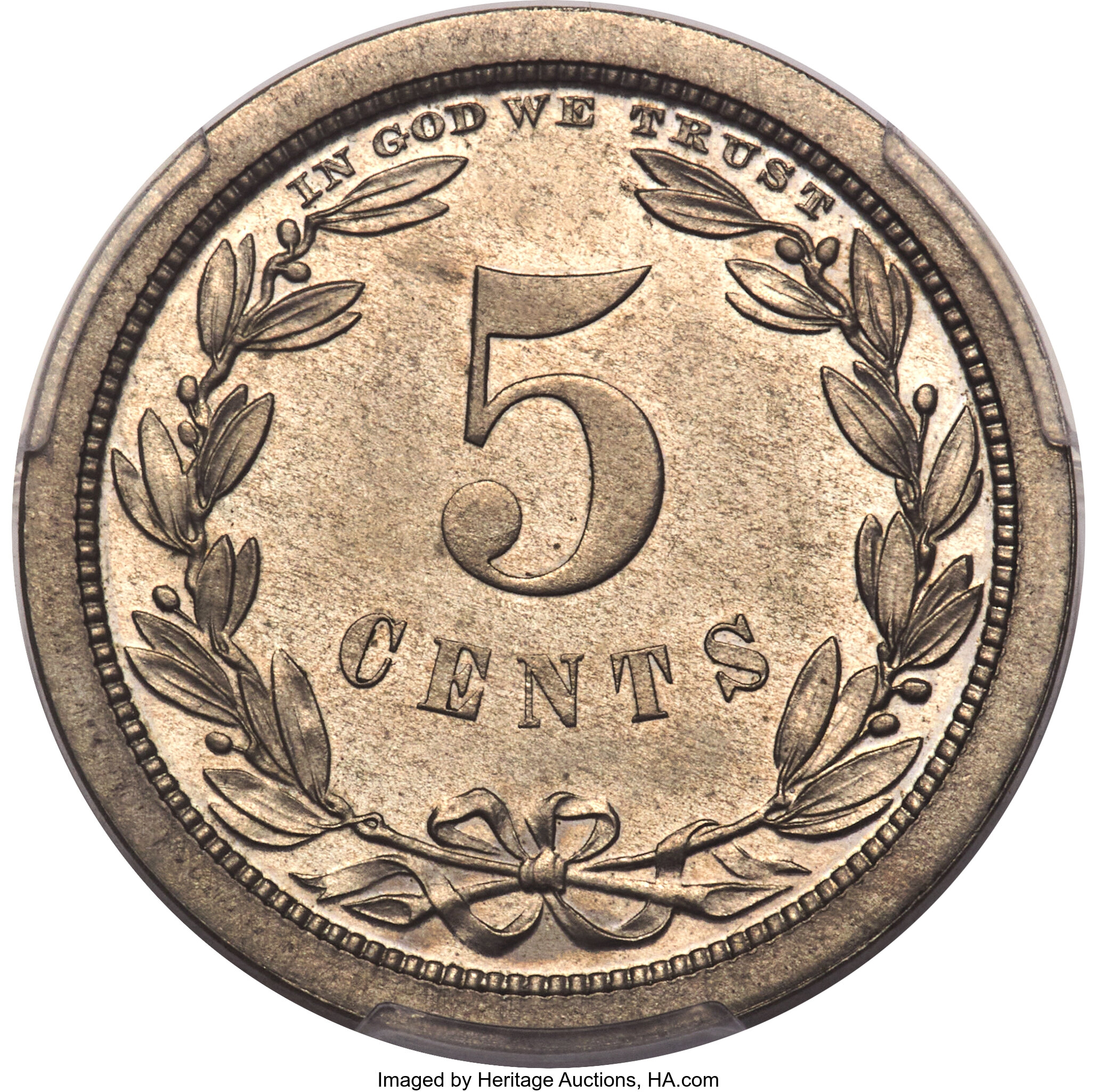 1868 P5c Nickel, J-623 PR63 CAC thumbnail 22