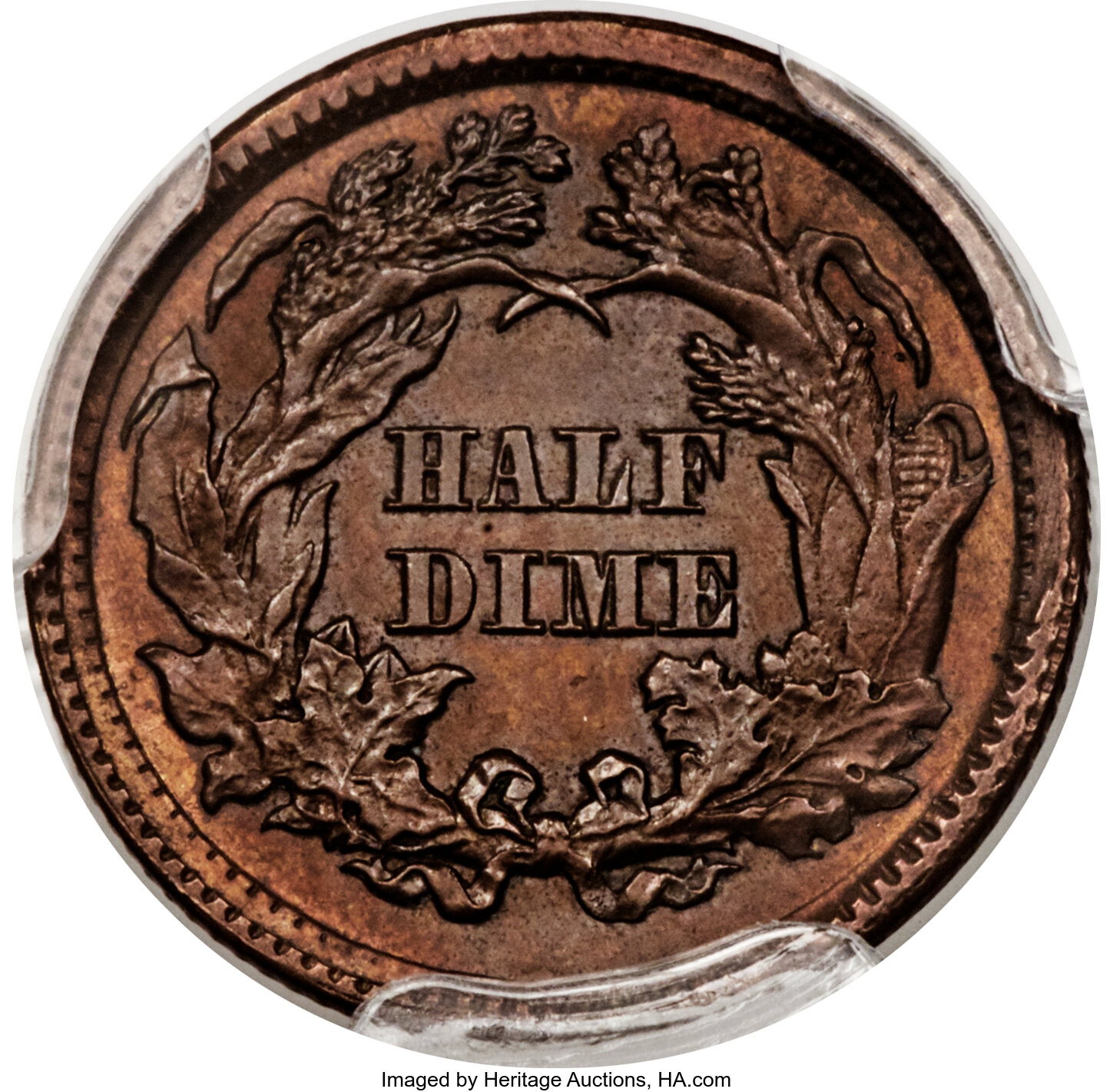 Image for 1869 PH10c Copper, J-692 PR RB