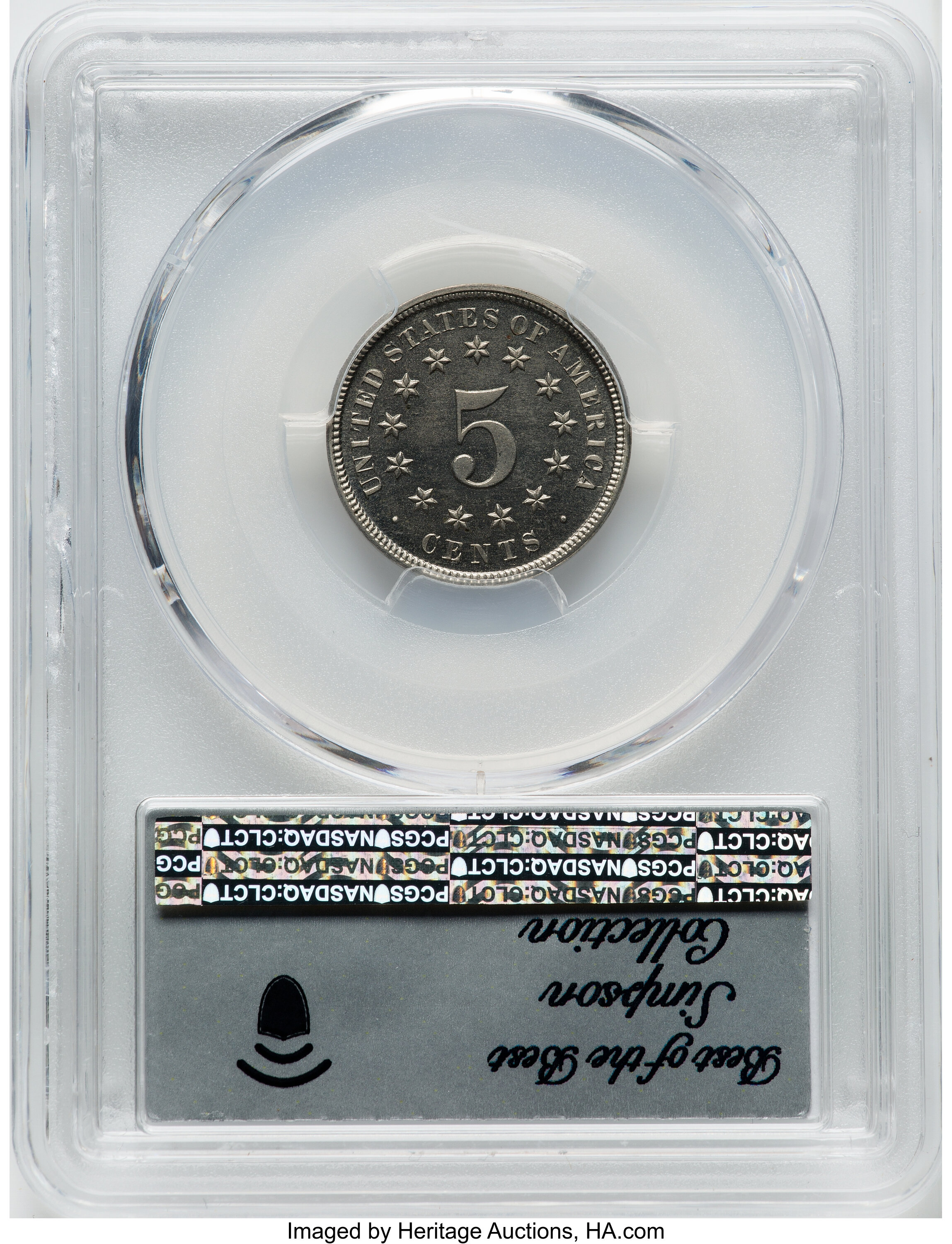1870 P5c Nickel, J-807 PR thumbnail 7