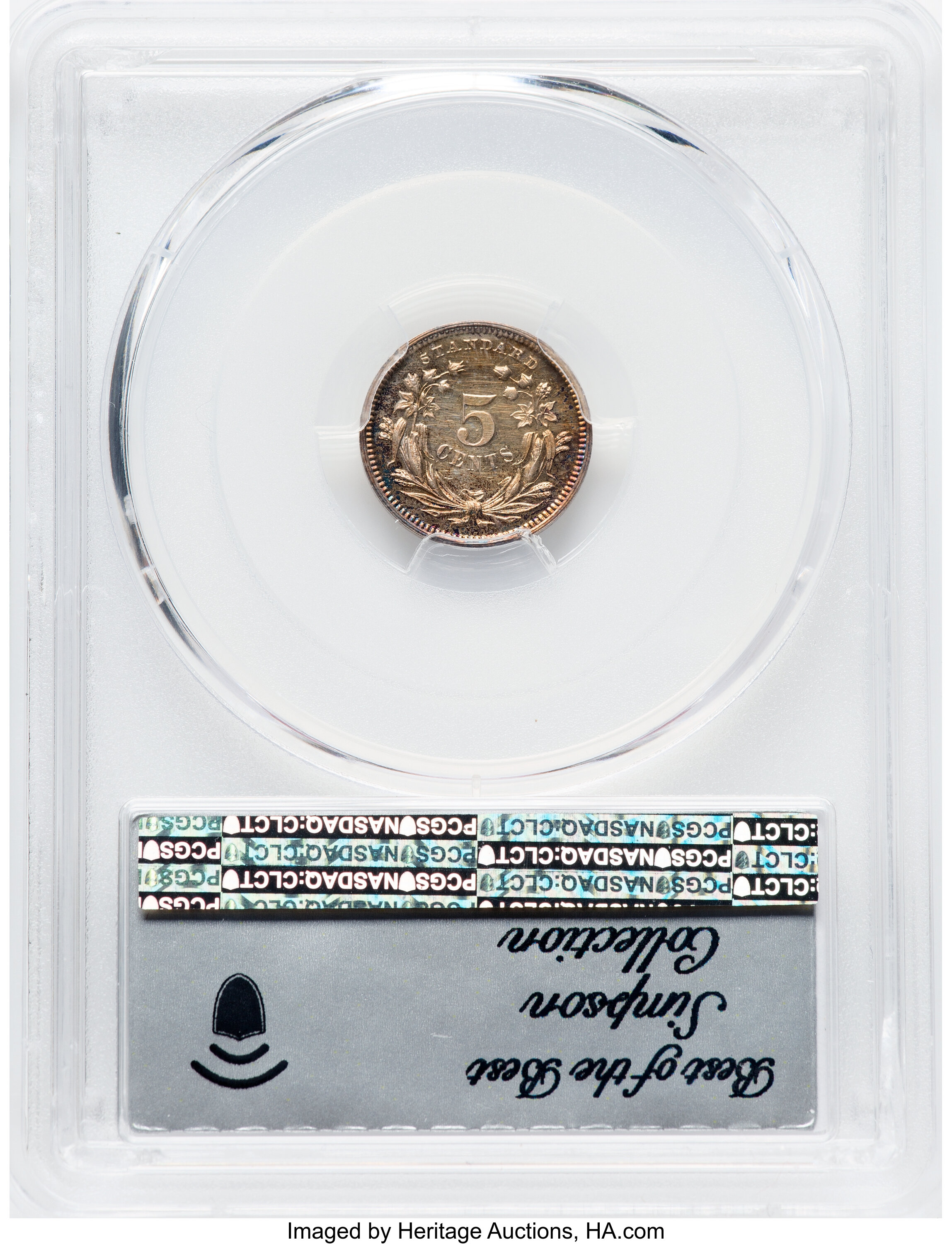 1870 PH10c Silver, J-810 PR thumbnail 2