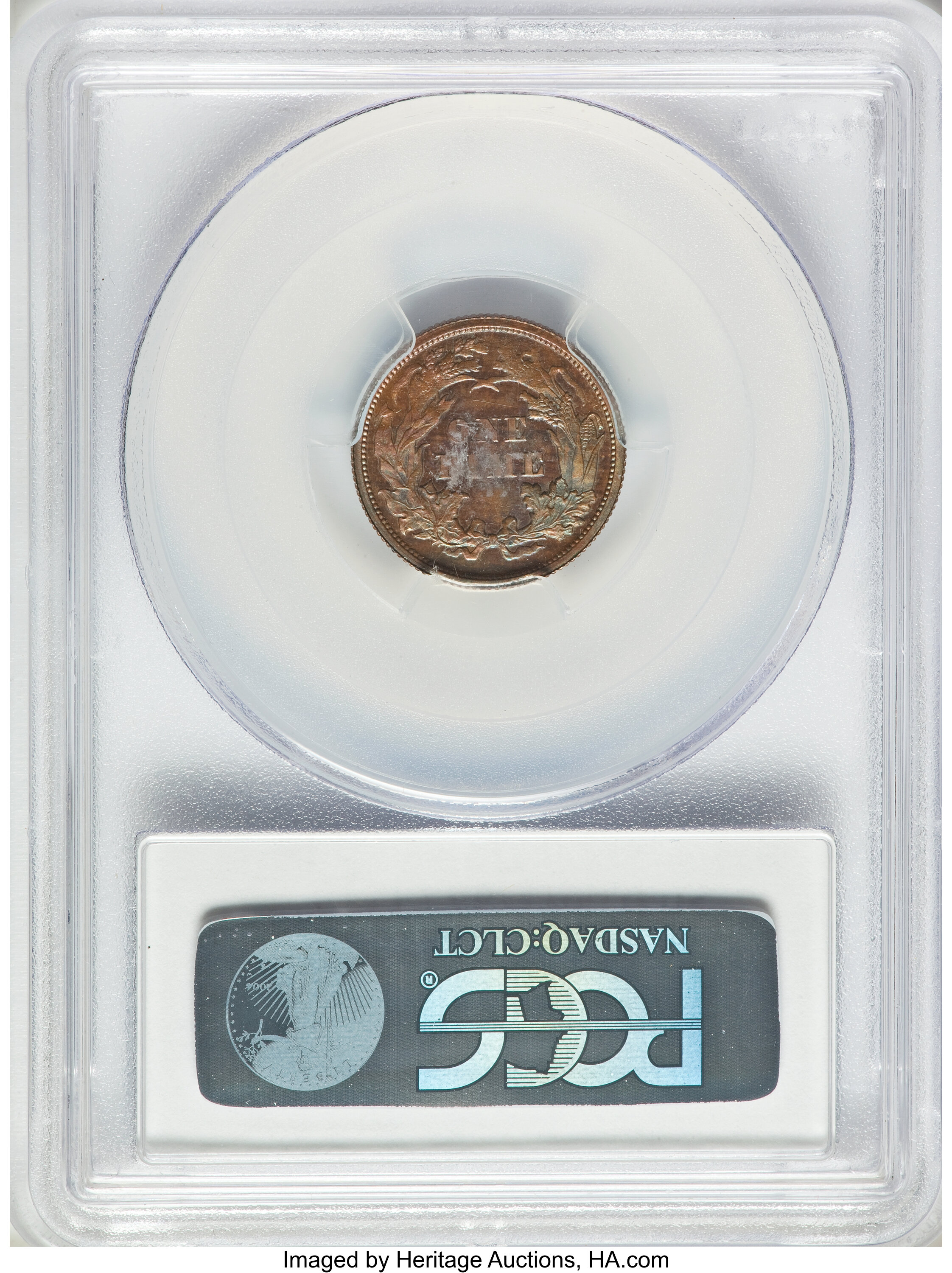 1870 P10c Copper, J-873 PR BN thumbnail 4