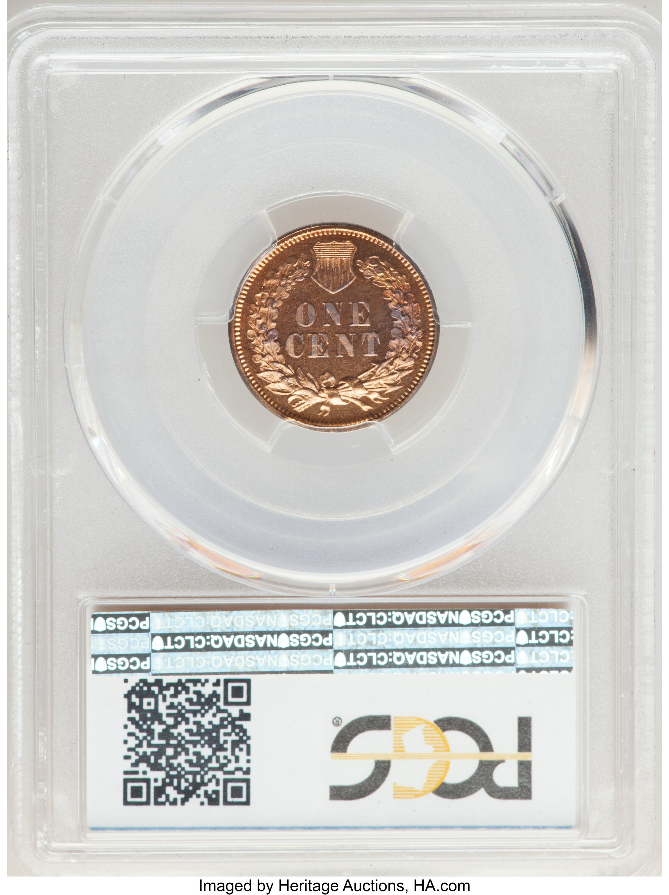 1878 1c PR RD CAM PR65 RD CAM CAC thumbnail 10