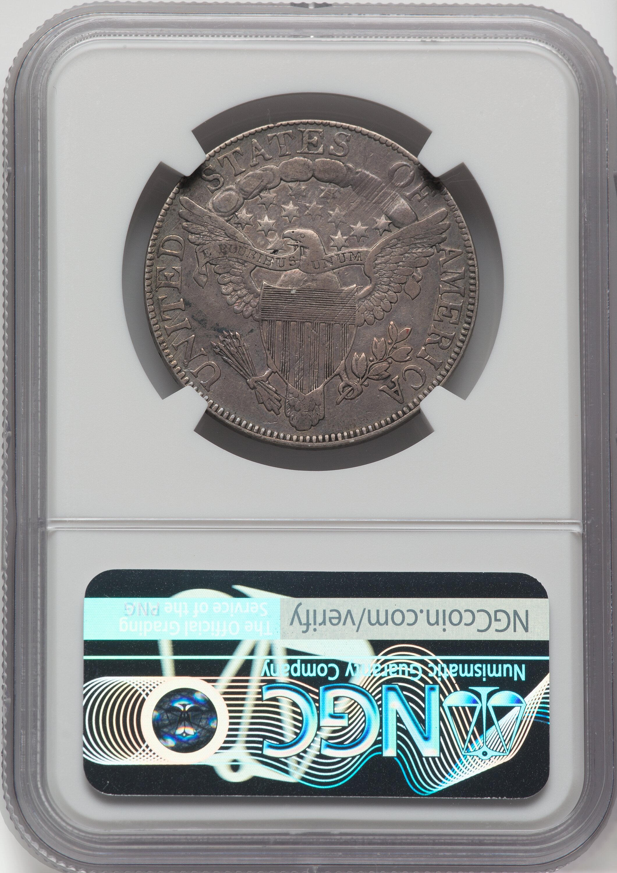 1806 50c Knob 6, Small Stars, O-106 G4 CAC thumbnail 21