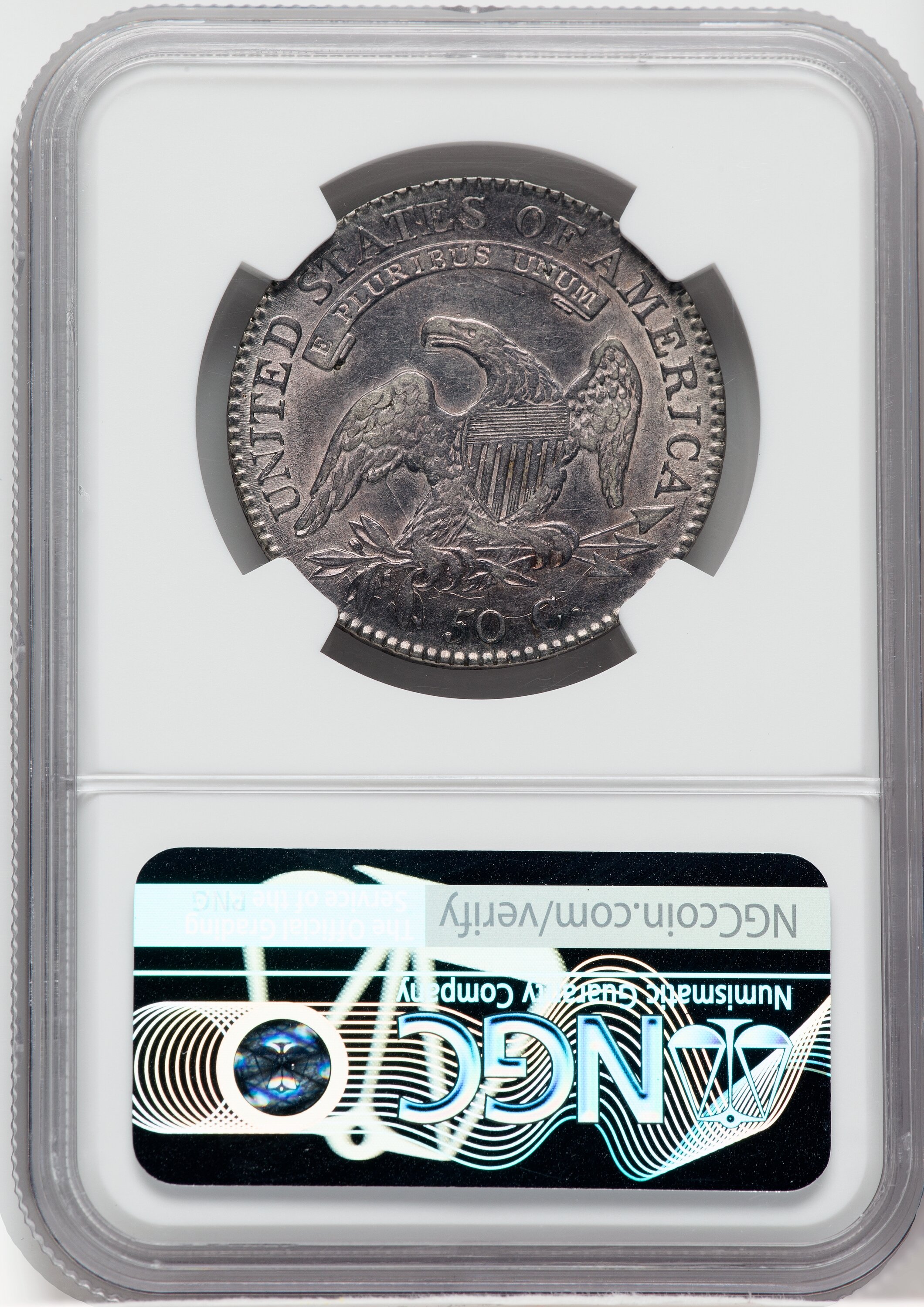 1817 50c Punctuated Date MS60 thumbnail 22