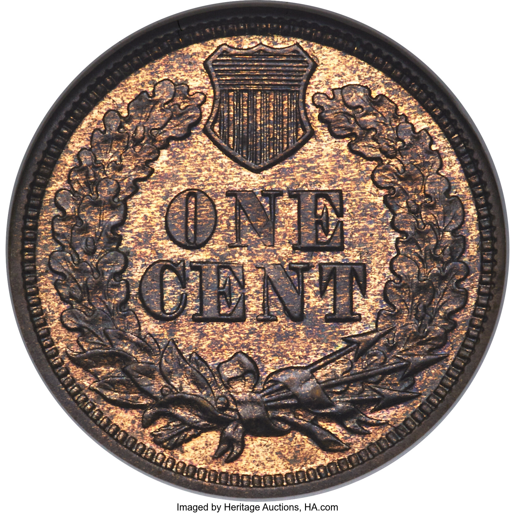 1864 1c L On Ribbon PR RB PR63 RB thumbnail 4